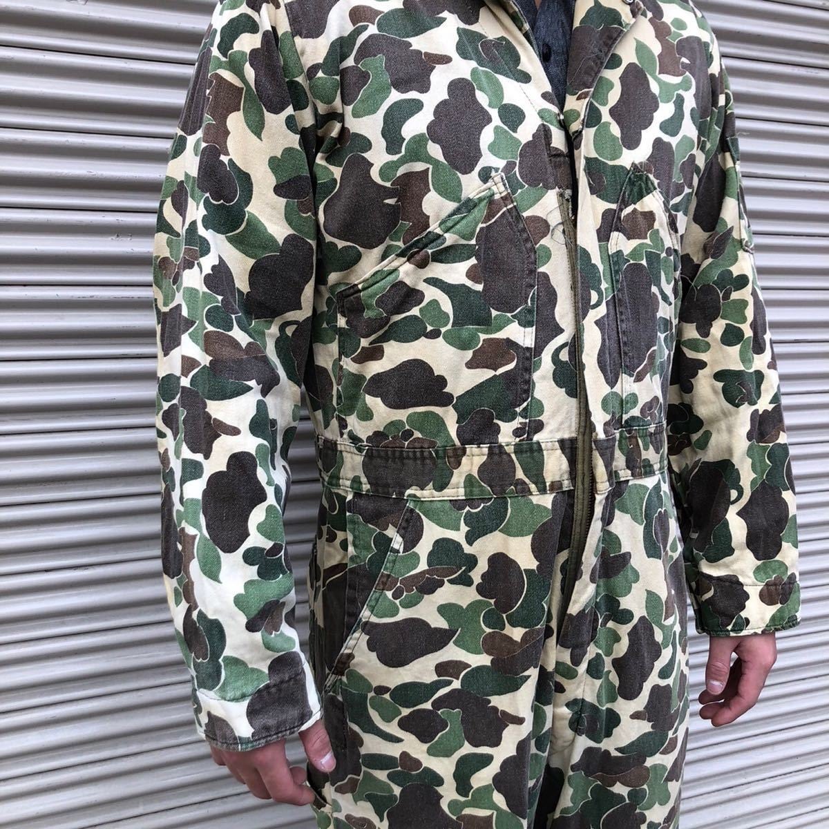 60s WALLS TEXAS ダックハンターカモ ダックハント ハンティングスーツ