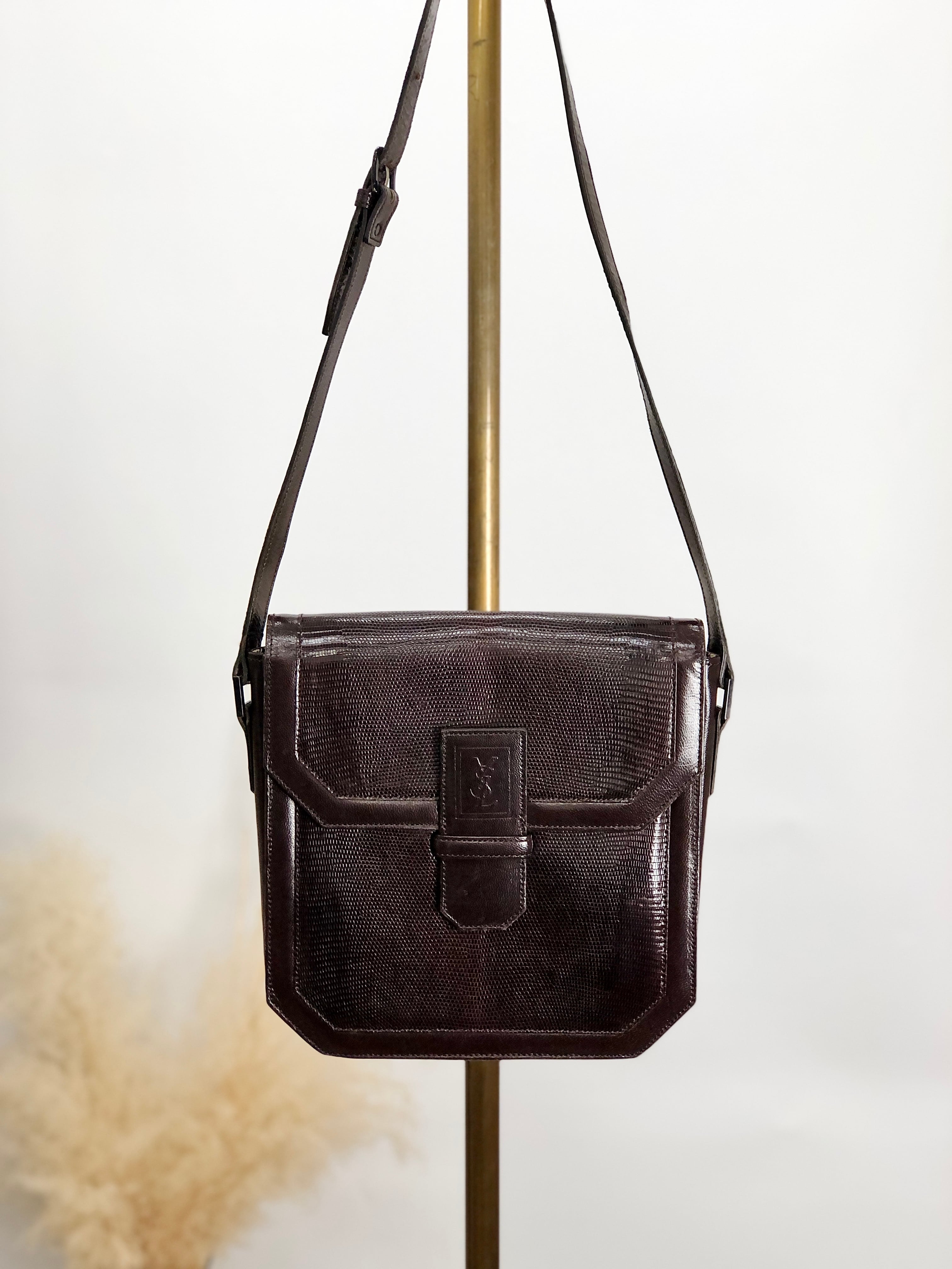 Yves Saint Laurent イヴ・サンローラン ショルダーバッグ ダーク