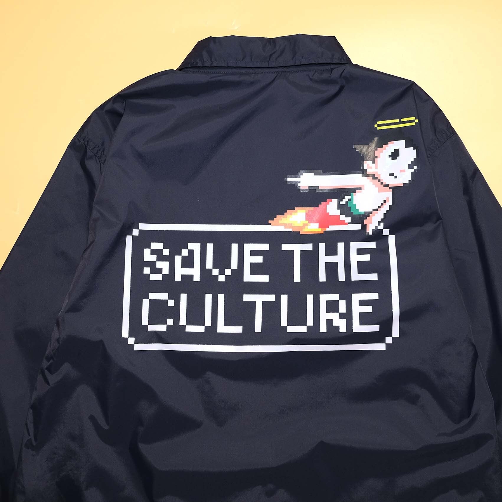SAVE THE CULTURE (BOX) Coach JKT【ナイロンコーチジャケット