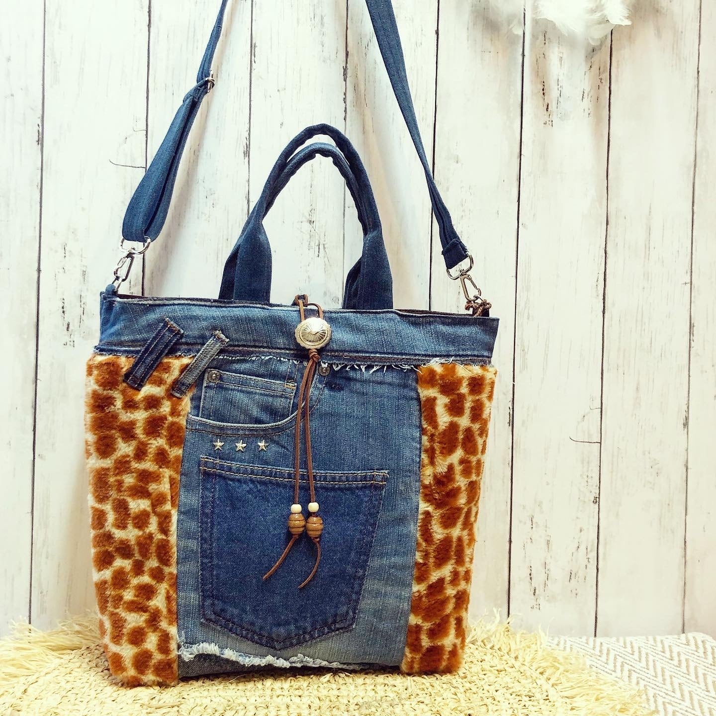 デニムリメイクバッグ | e komo mai * ｴ ｺﾓ ﾏｲ