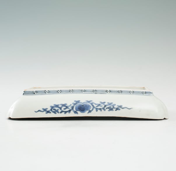 古伊万里 染付 蛸唐草 角皿 長皿 長方皿 四方皿 日本の美 江戸時代