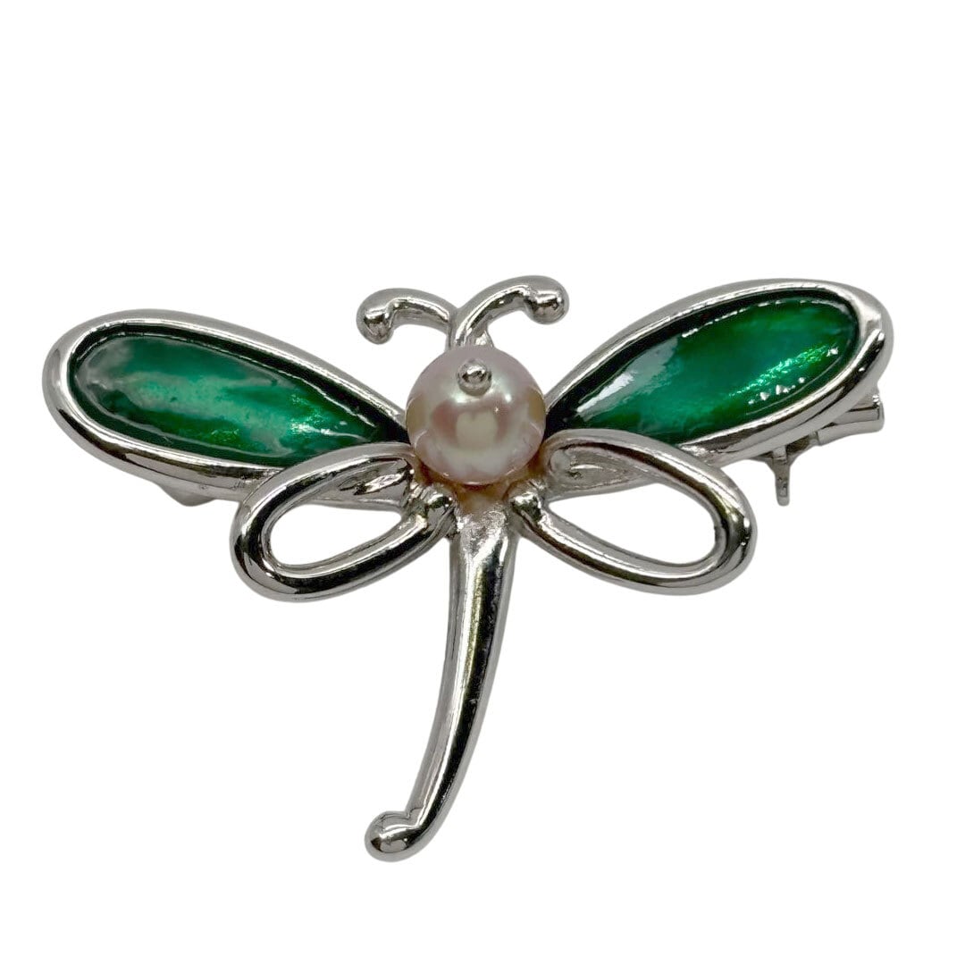 TASAKI タサキ ブローチ 2点セット トンボモチーフ パール シルバー