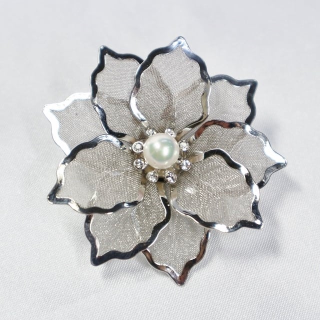 再販】アコヤ真珠ブローチ①（7.5mm珠） | 『大山真珠店』オンライン