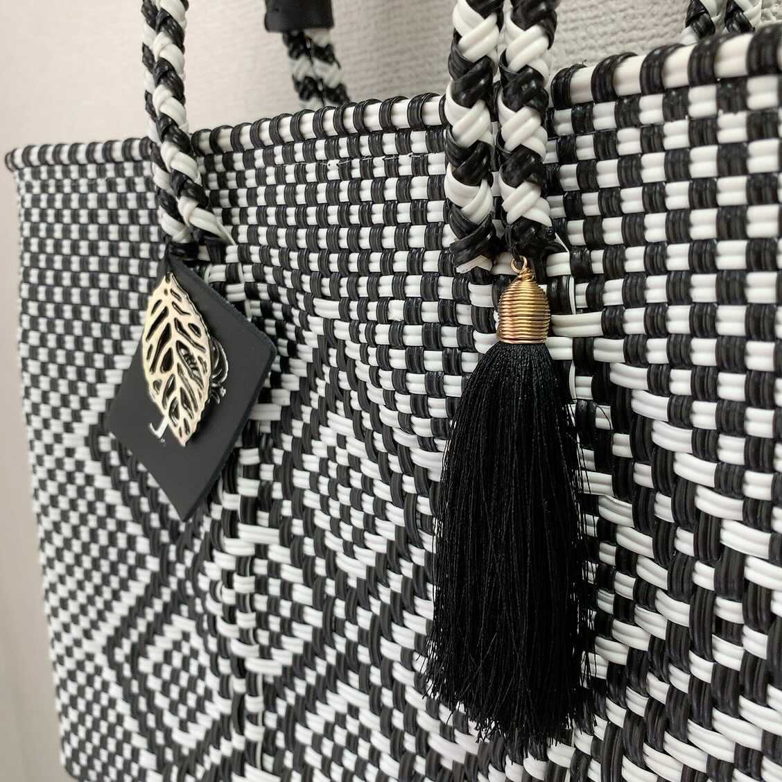 LadyPaola ラジャード ピンク＆グレー | EL-MEXICOメルカドバッグ