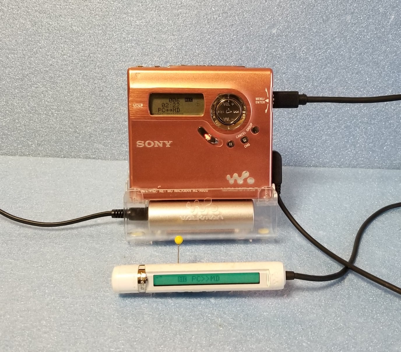 MDポータブルレコーダー SONY MZ-N920 NetMD MDLP対応 完動品・動作