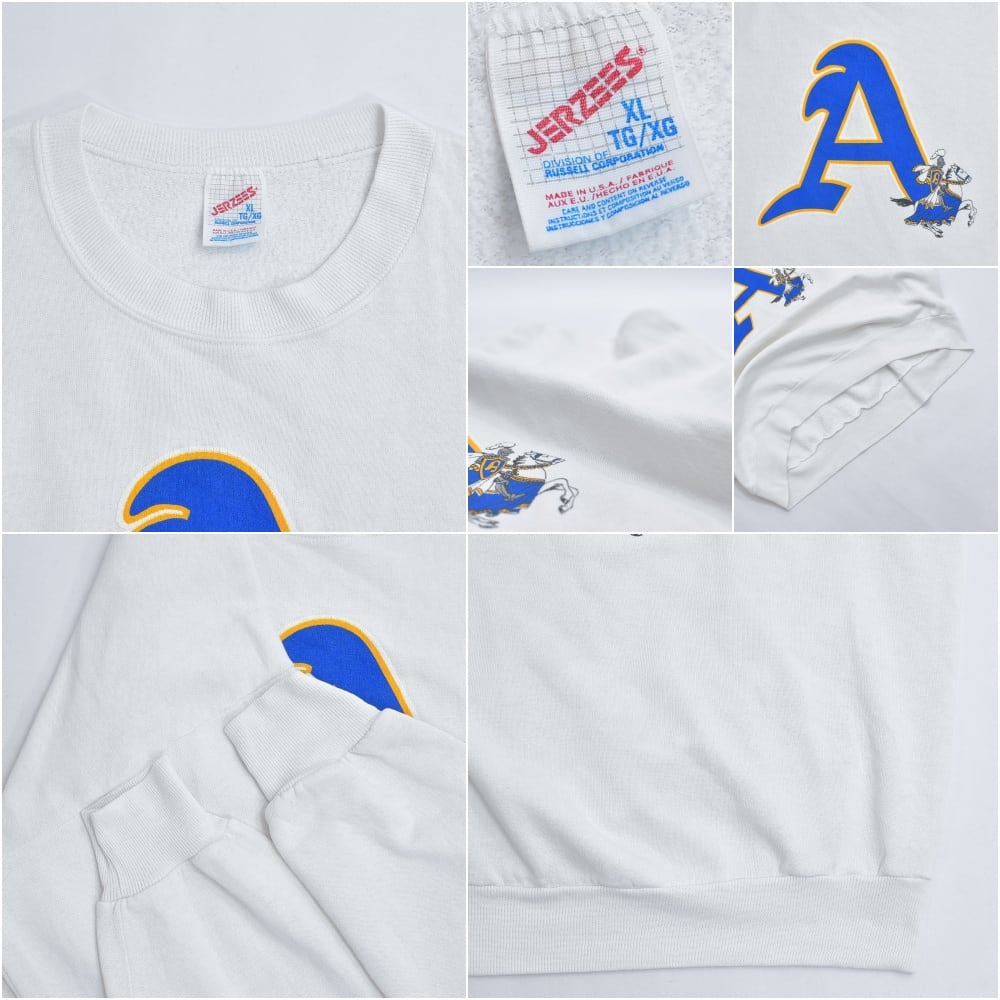 80s～ アメリカ製 JERZEES ジャージーズ プリント スウェットシャツ