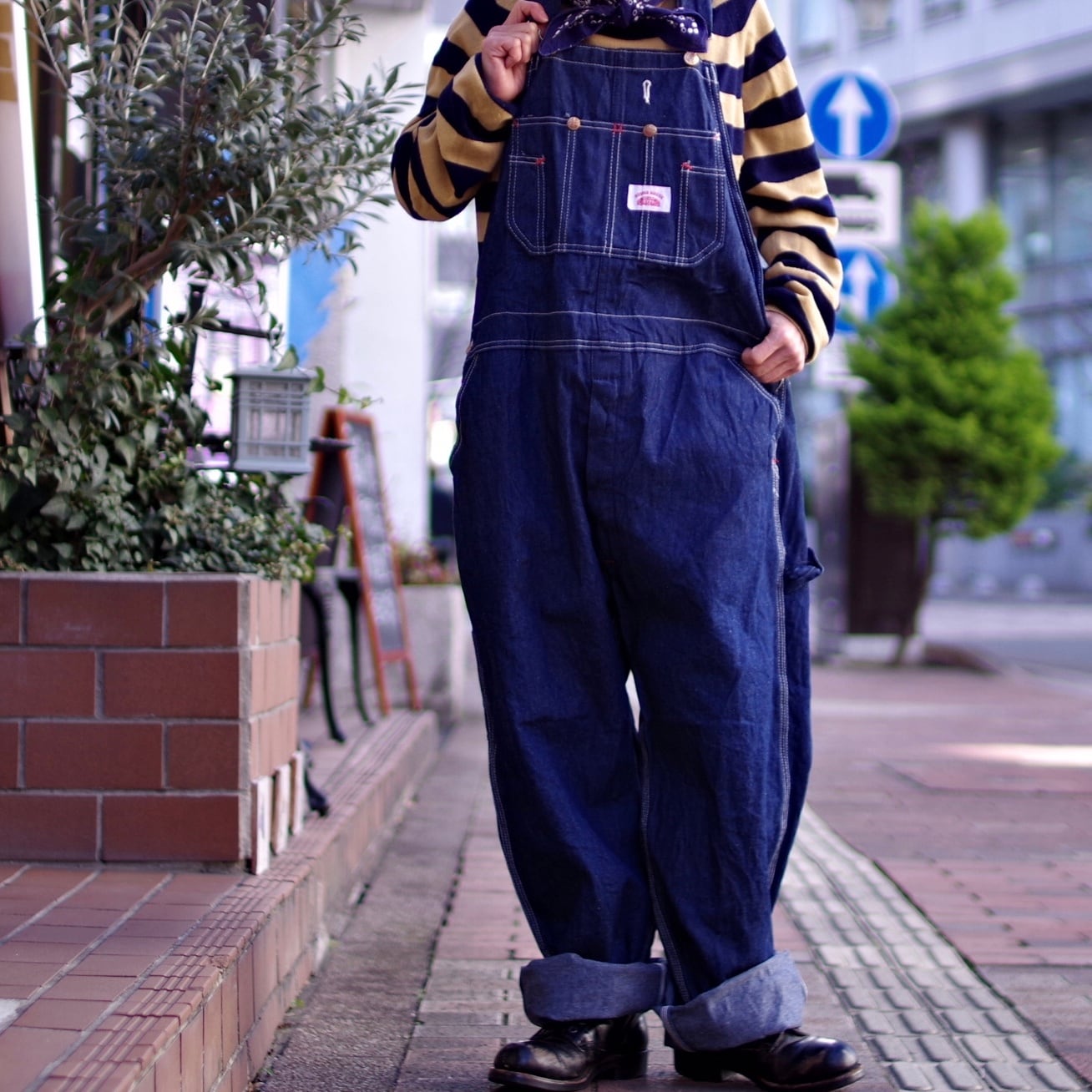 Round House Denim Over all / ラウンドハウス デニム オーバーオール