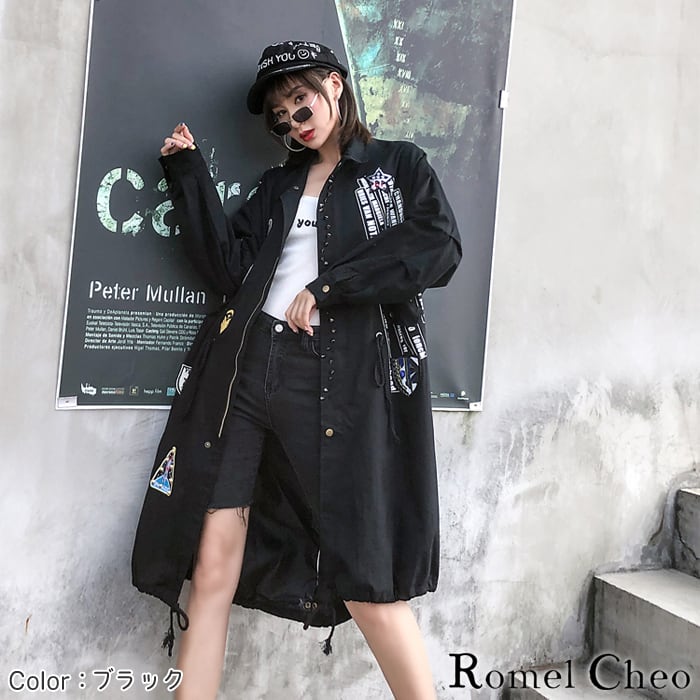 お支払い確認後20日以内発送】RomelCheo スタッズ ワッペン ミリタリー