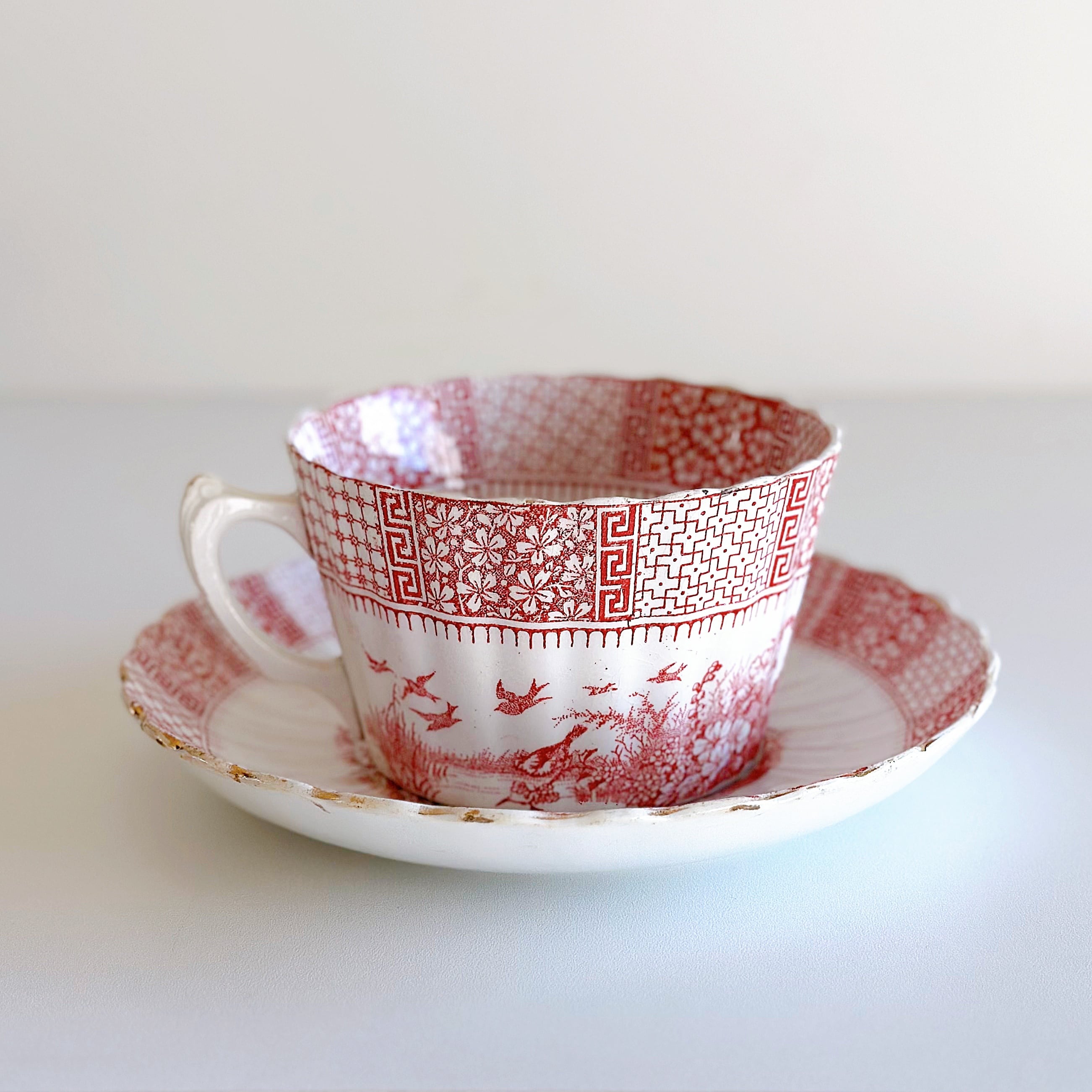 Luneville リュネヴィル デジュネ カップ & ソーサー（フランス） | ぽ