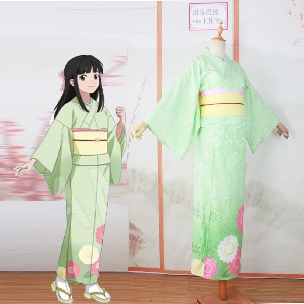 鬼太郎誕生 ゲゲゲの謎】龍賀沙代 着物 コスプレ 衣装 高品質 浴衣