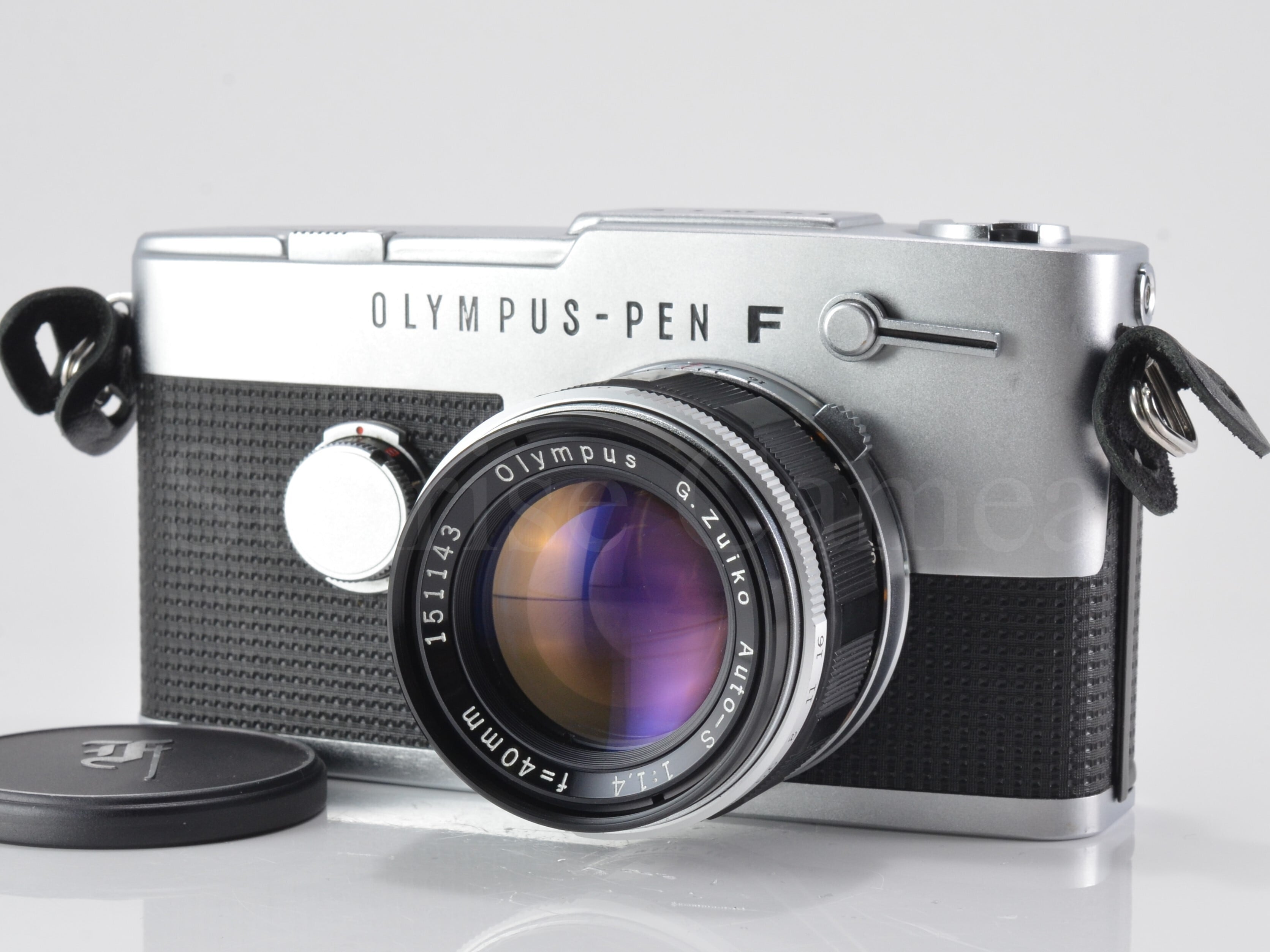 OLYMPUS-PEN F オリンパス G.Zuiko Auto-S 1:1.4 f=40mm 1円スタート □