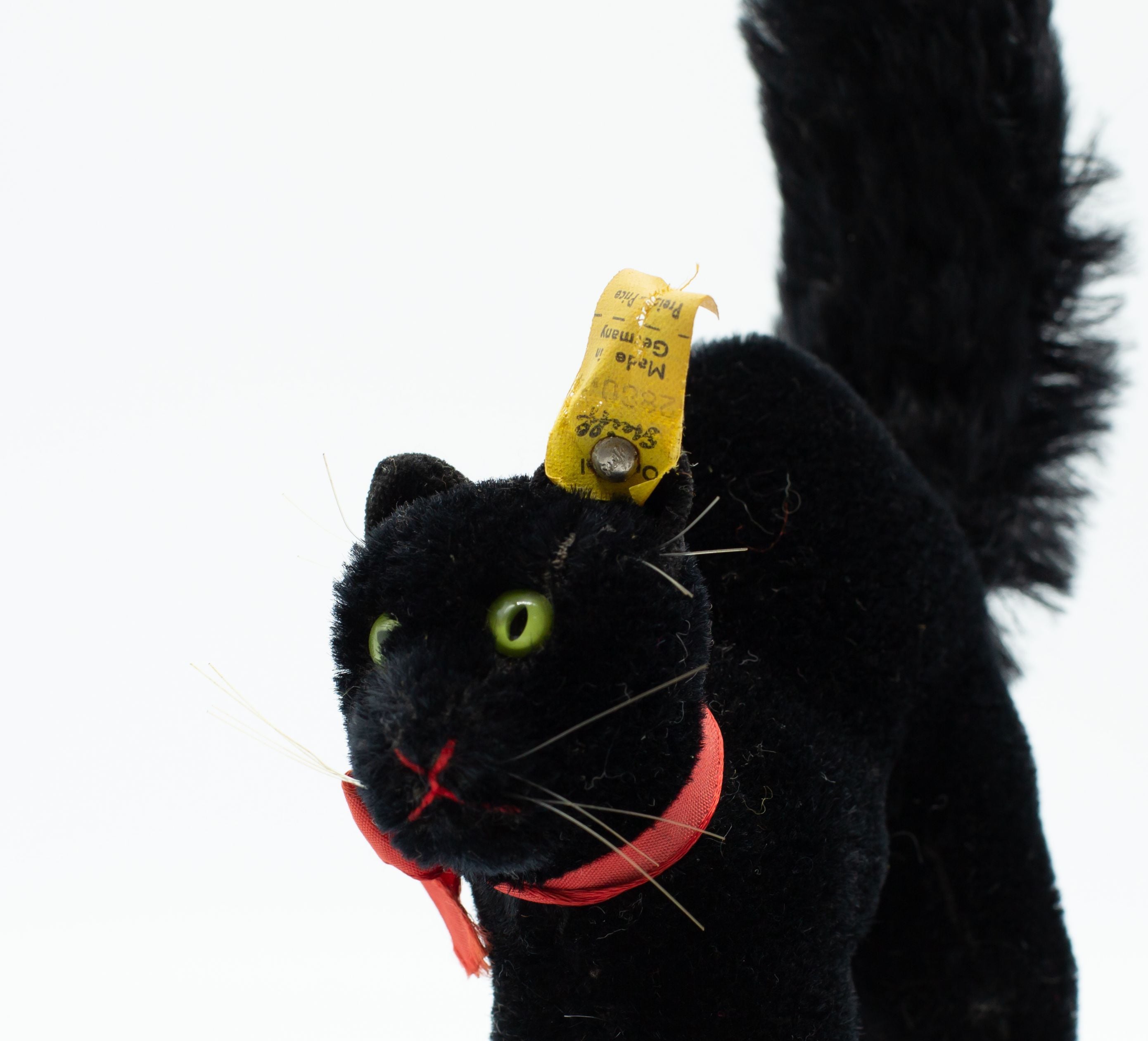 アンティークシュタイフ 黒猫 Steiff 「Black Tom Cat」17cm