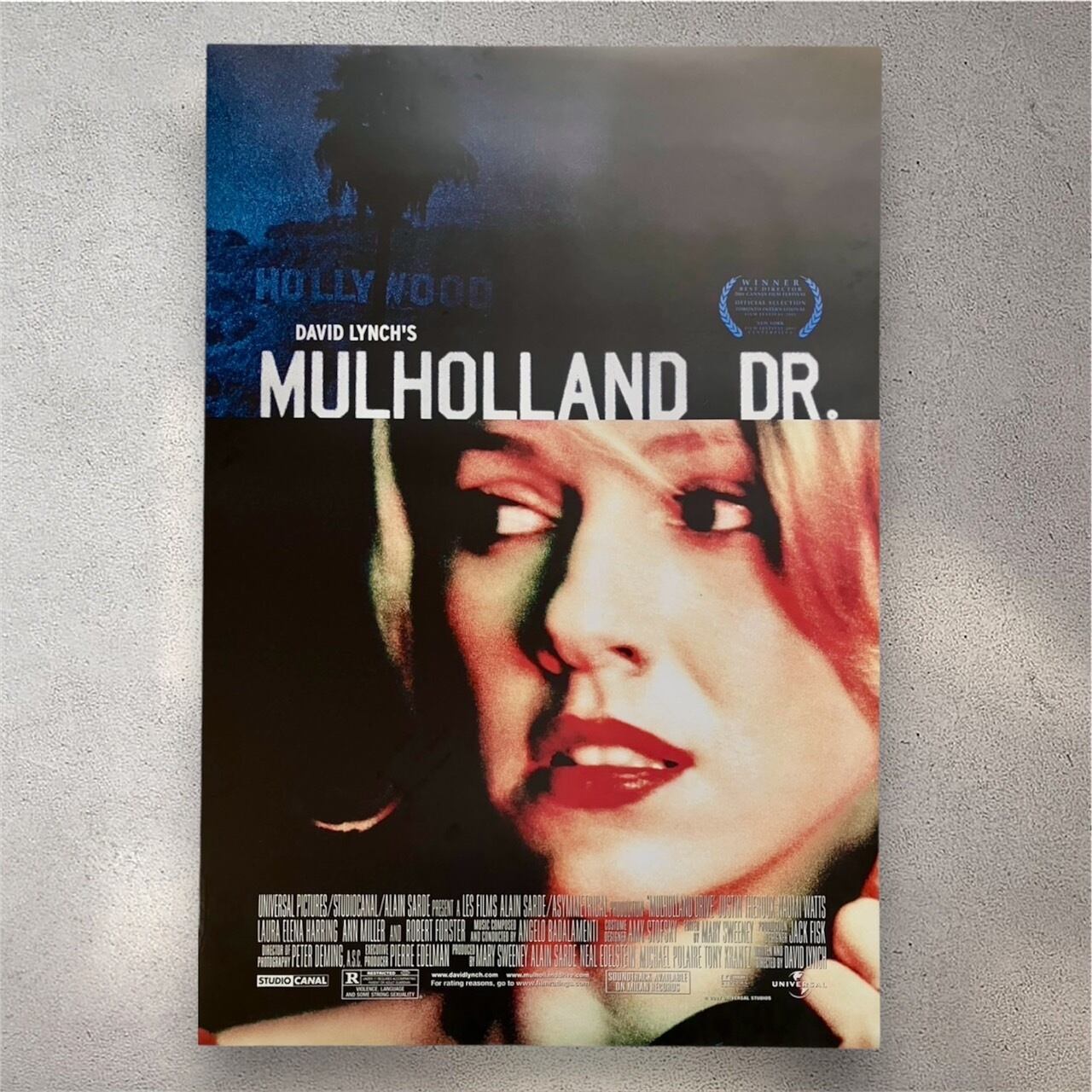 2001/「 Mulholland Drive」Type A /US版 DS ポスター | woodmarquee