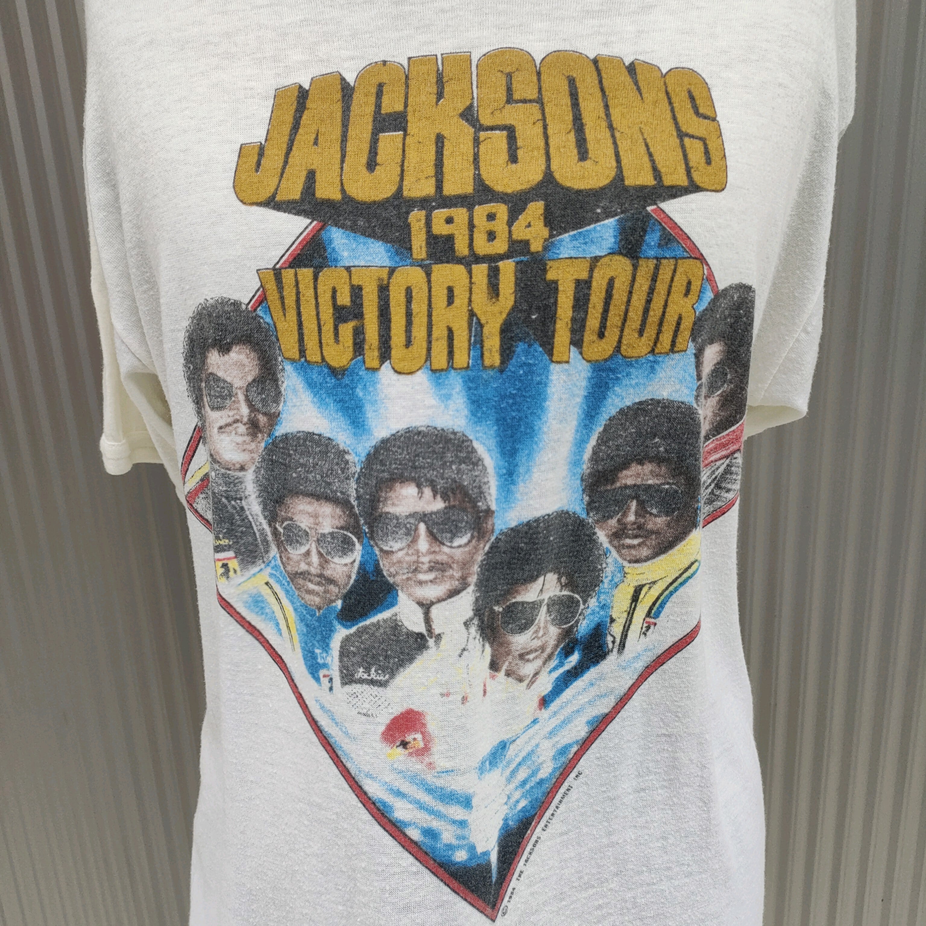 Michael Jackson Victory Tour Tシャツ 1984 1980s〝マイケル