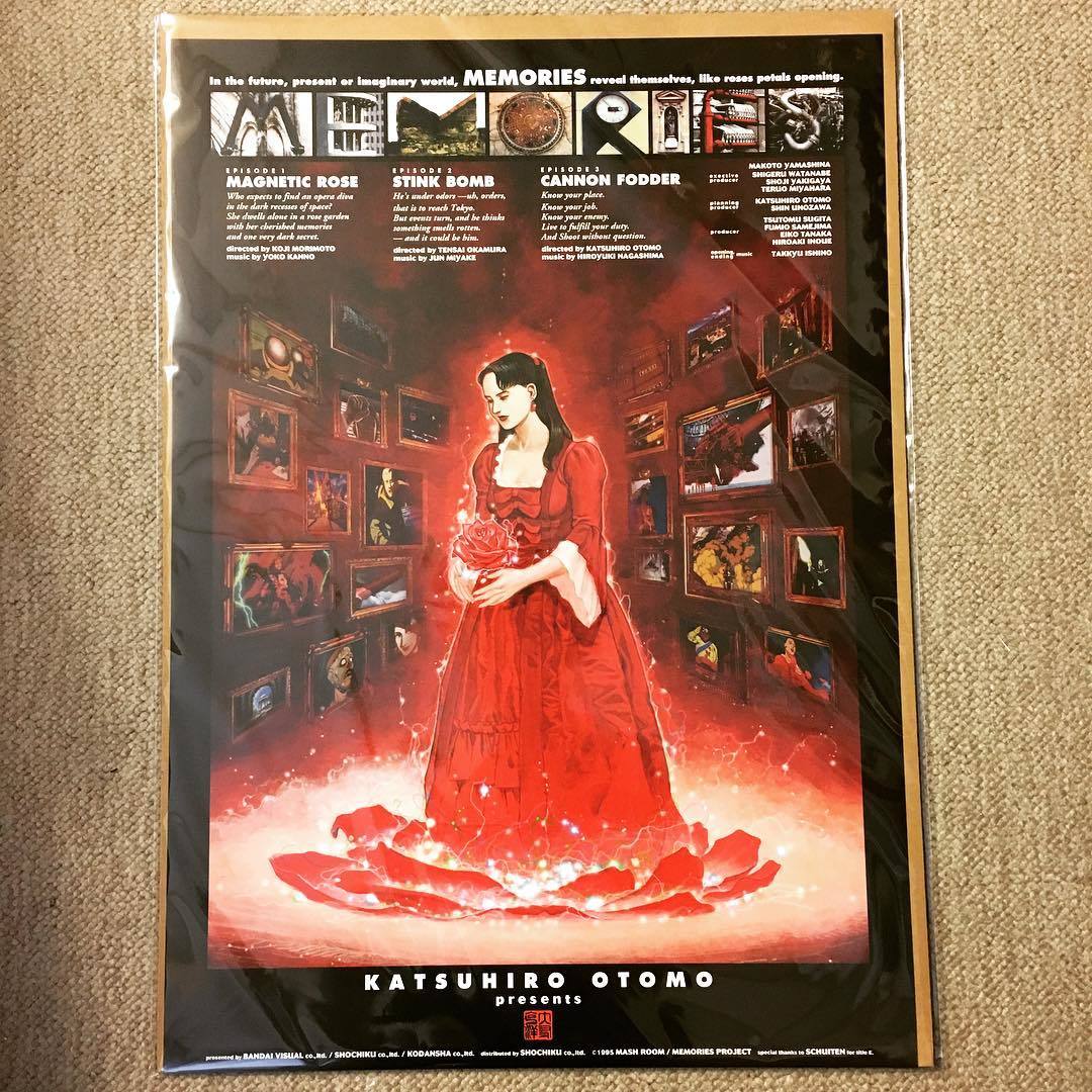 ポスター「大友克洋 MEMORIES メモリーズ 女性 復刻版」 | 古本