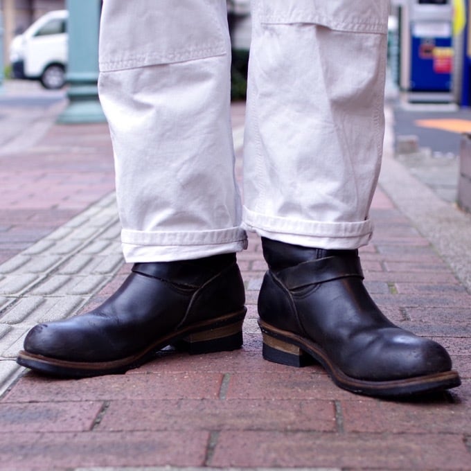 1990s Red Wing 2268 Engineer Boots 9 1/2 D !! / PT91 茶芯？レッド