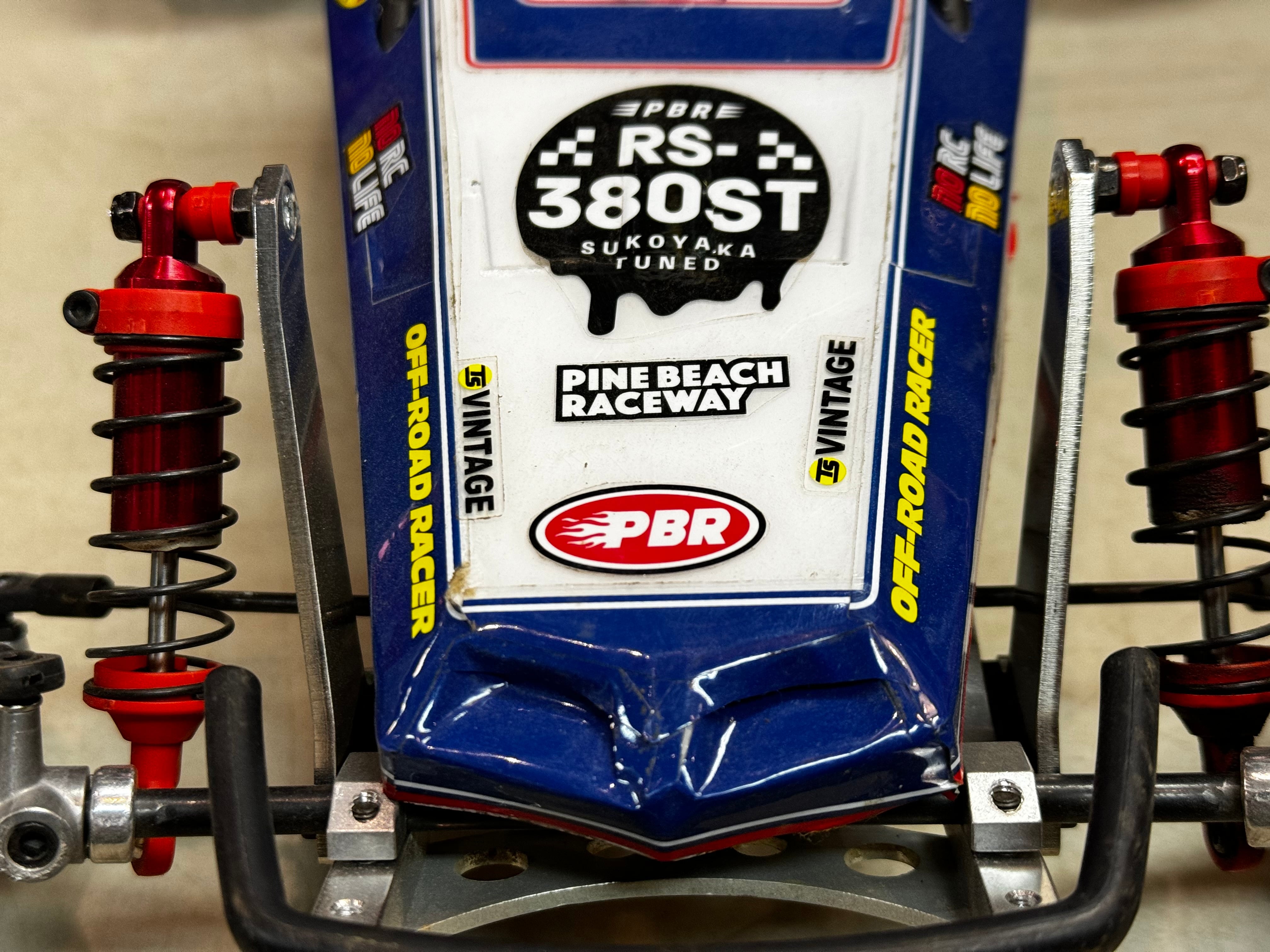 ハードフロントショックステーKYOSHO ターボスコーピオン用ステンレス