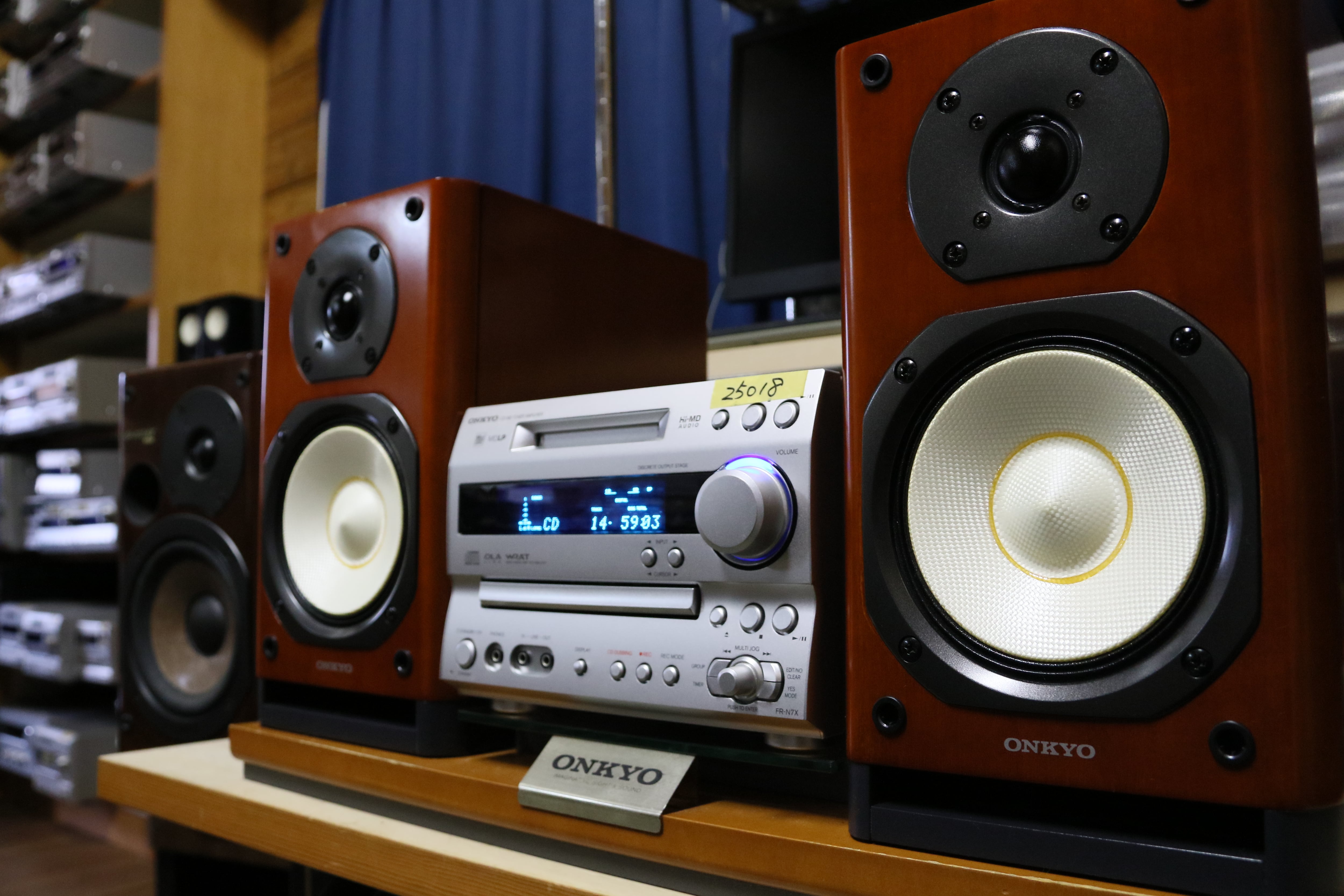 HI-MD搭載、貴重な稼働品！】ONKYO FR-N7X ＆D-N9 CD/MD/ﾁｭｰﾅｰ/ｱﾝﾌﾟ