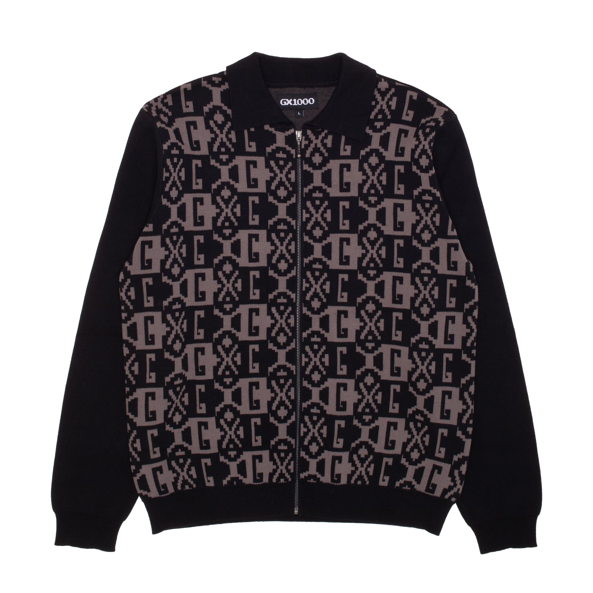 GX1000 /JACQUARD KNIT ZIP UP | youth