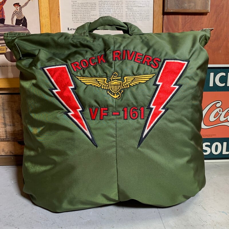 80's U.S.NAVY BAG FLYER'S HELMET ヘルメットバッグ 4thモデル 初期