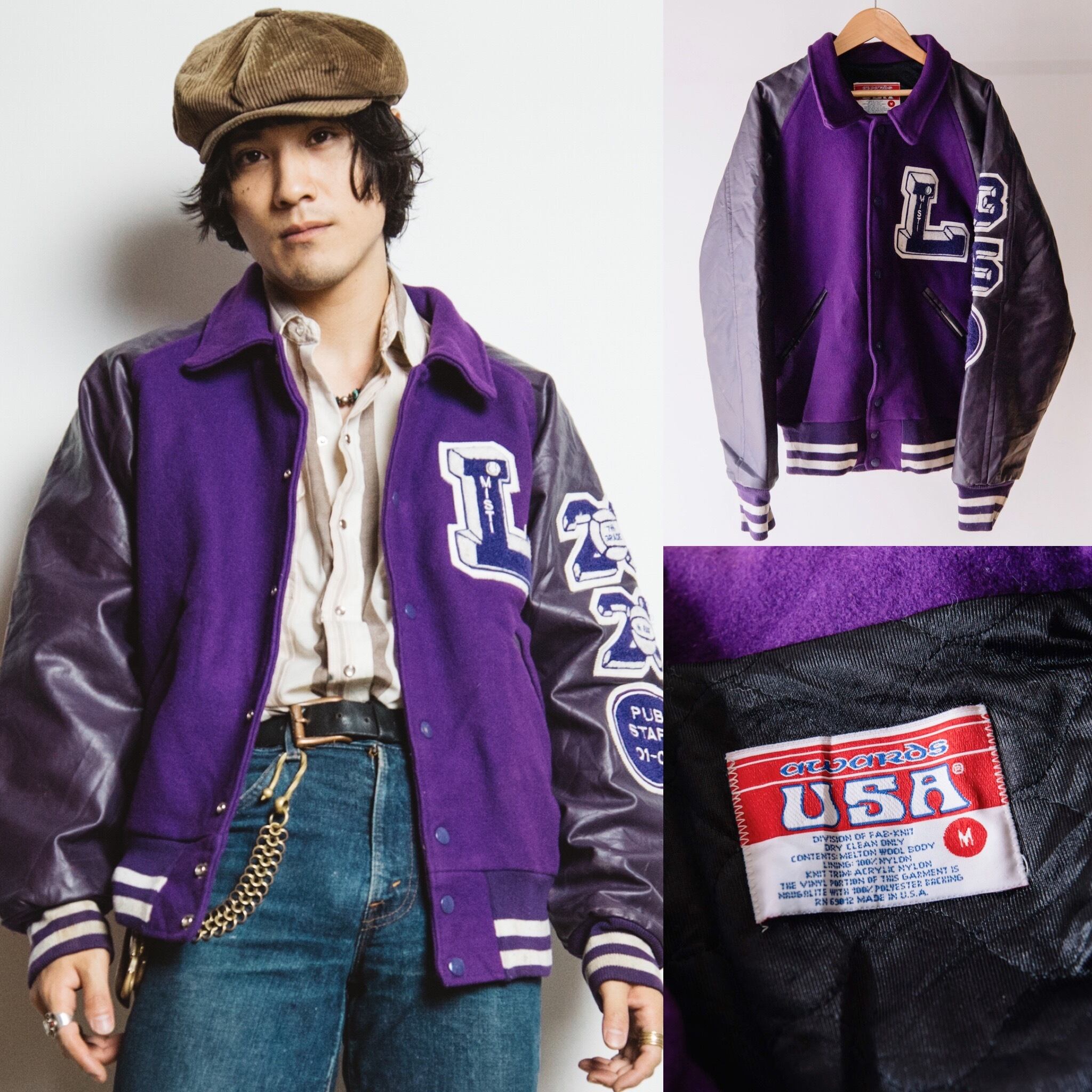 Old パープルスタジャン made in USA【1009T08】 | 【公式】Thrift