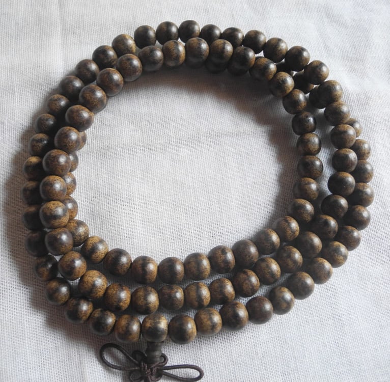 ベトナム産 香木 沈香 数珠 ネックレス ブレスレット 良い木目 本物