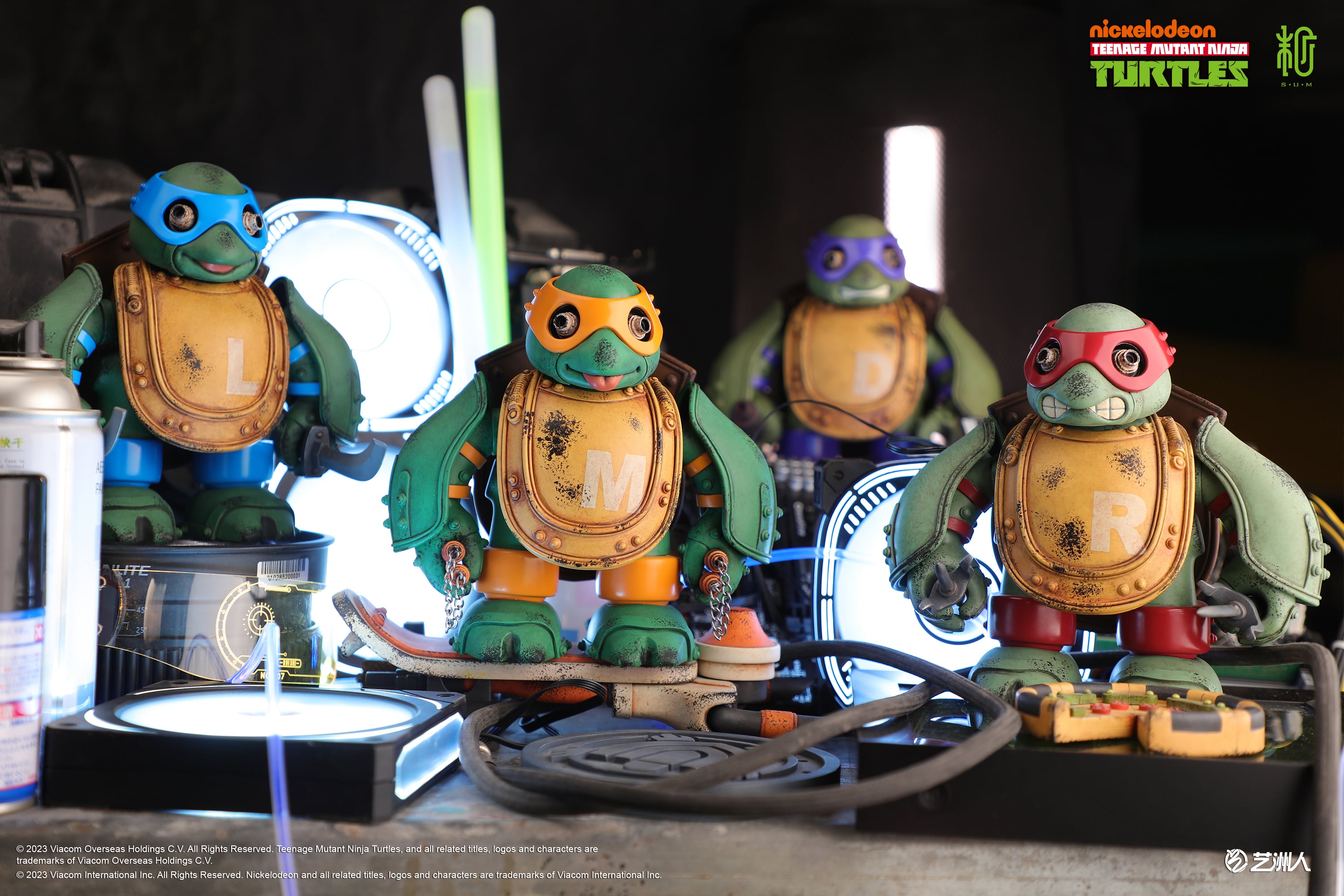 Teenage Mutant Ninja Turtles 4人セットパッケージ |松岡ミチヒロ