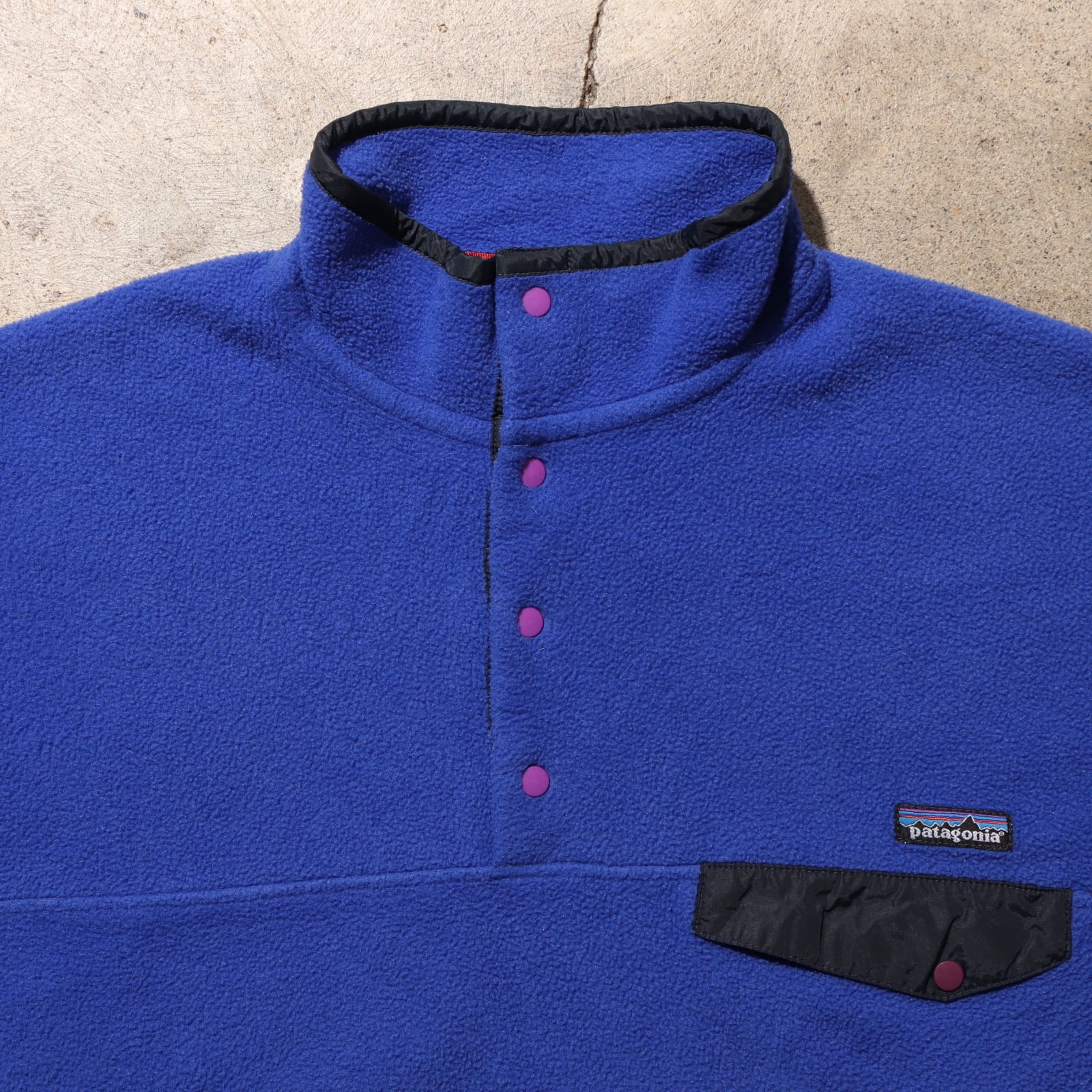 美品 L 99年 バイオレット シンチラ スナップt Patagonia パタゴニア