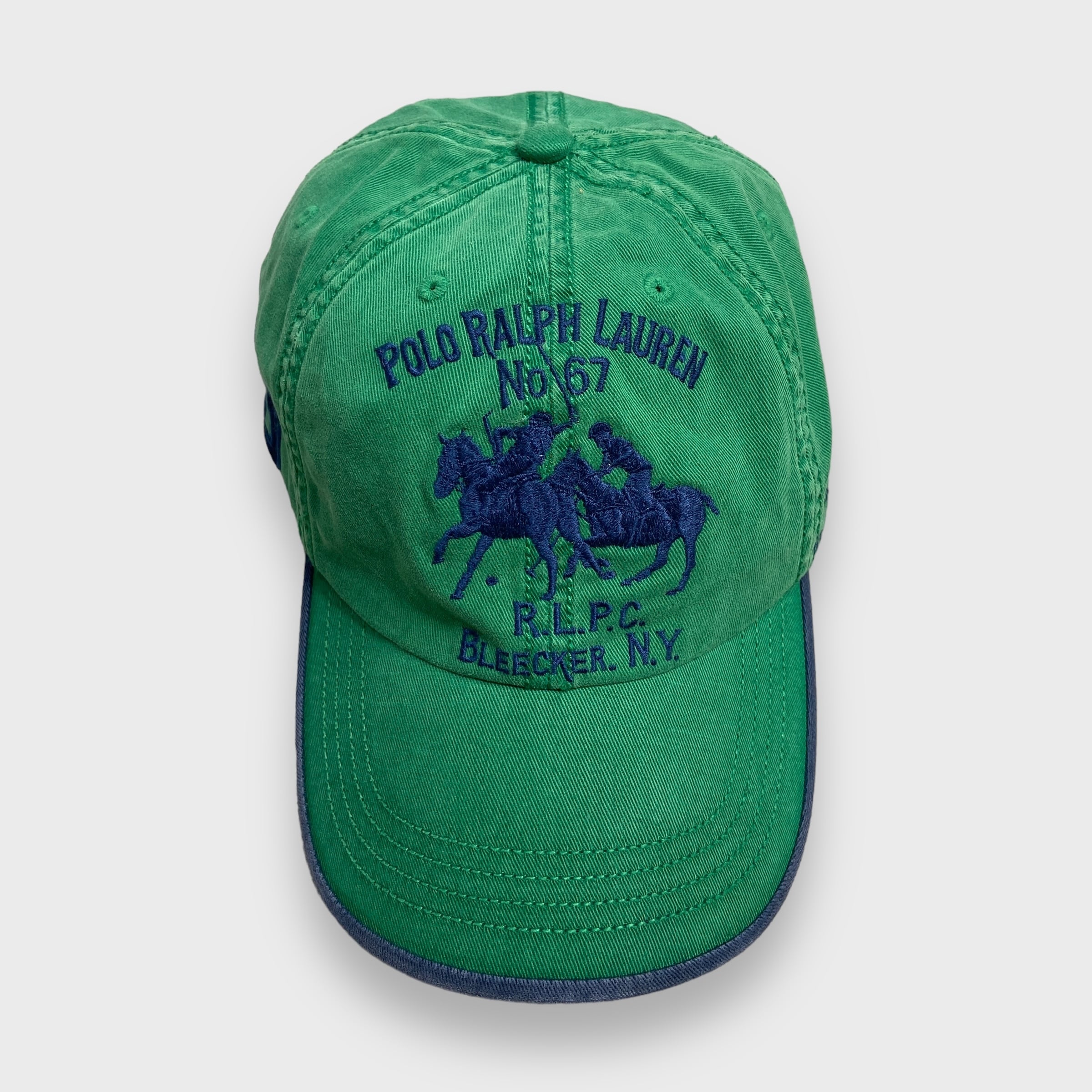 90s Ralph Lauren ラルフローレン 刺繍ロゴキャップ グリーン | 古着屋 Uan