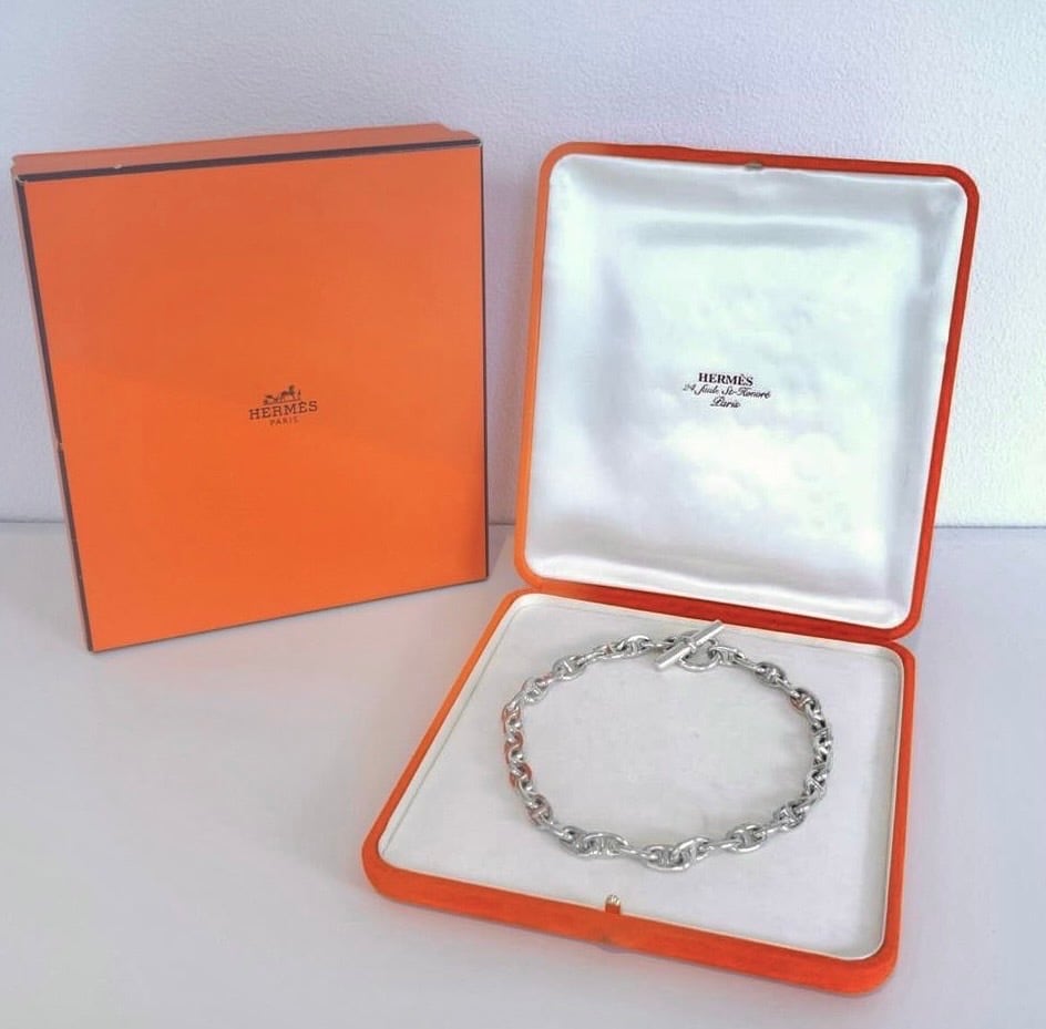 美品 エルメス ネックレス ケース 空箱 ジュエリーボックス