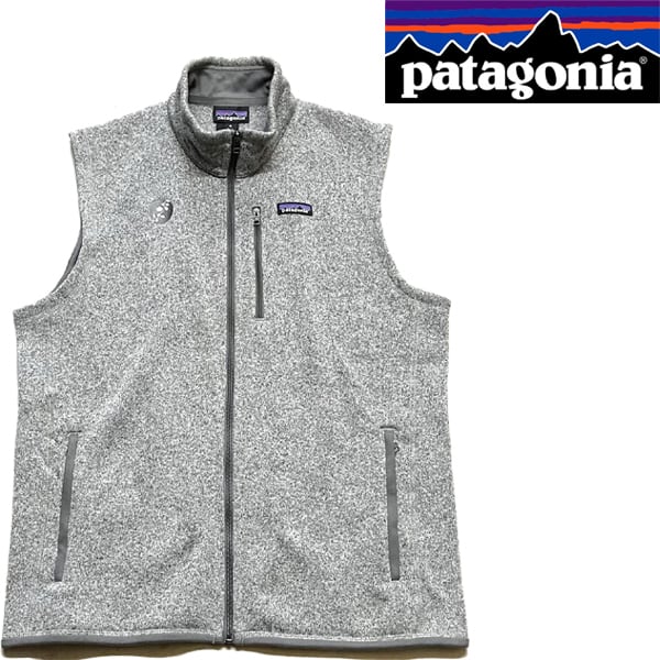 1点物◇パタゴニアPatagoniaフリースベスト灰グレージレ古着メンズXL