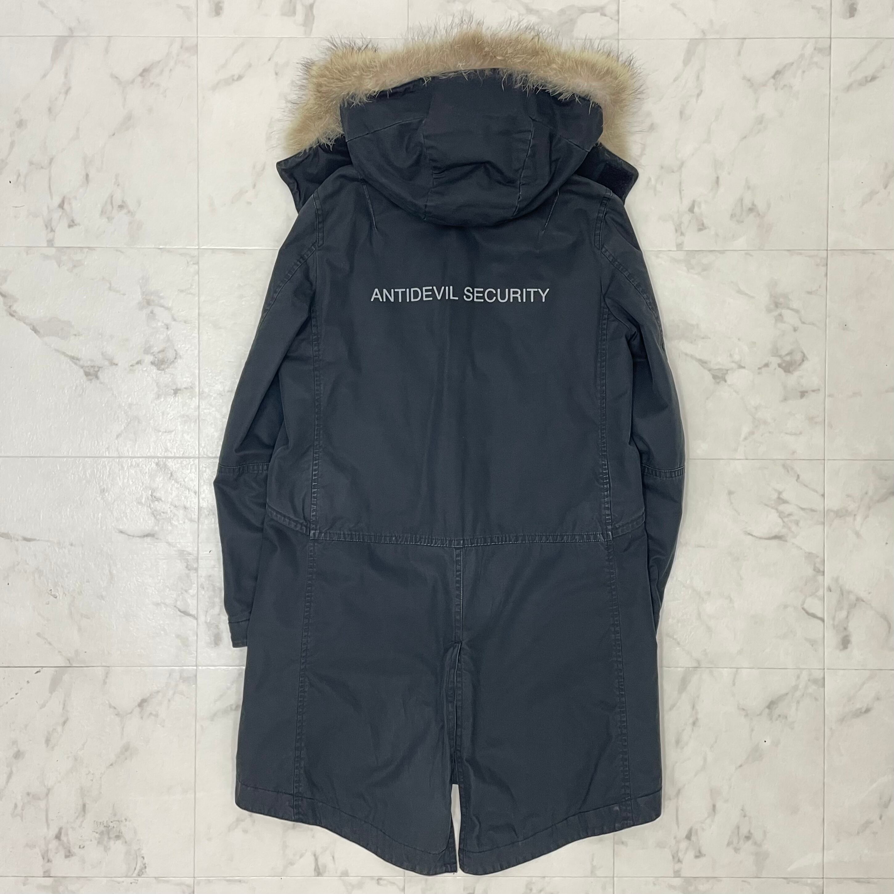 UNDERCOVER ANTIDEVIL SECURITY DOUBLE ZIP COAT アンダーカバー