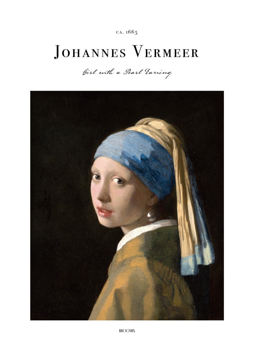 ヨハネス・フェルメール 真珠の耳飾りの少女 青いターバンの少女