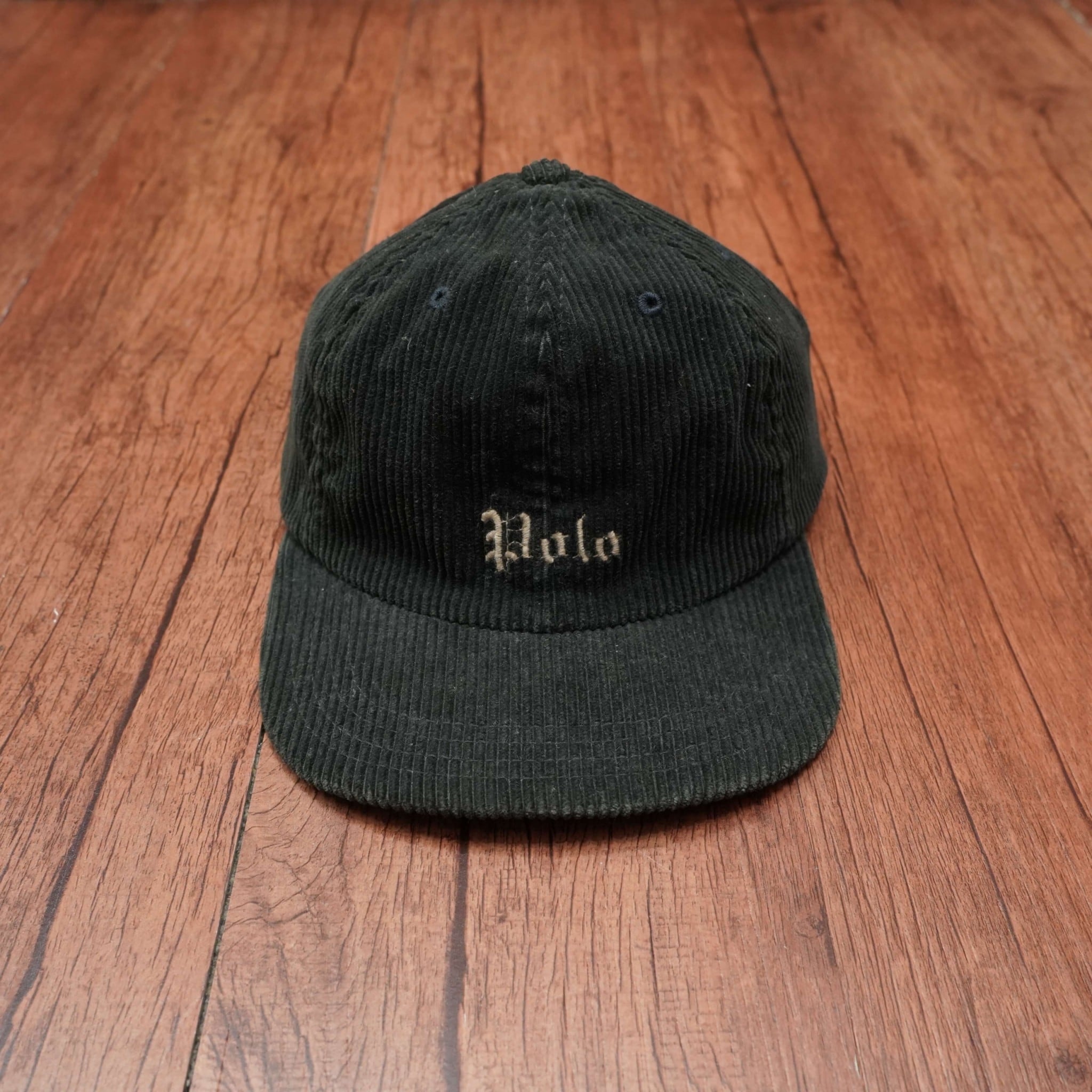 90s ralphlauren コーデュロイキャップ USA製/ラルフローレン