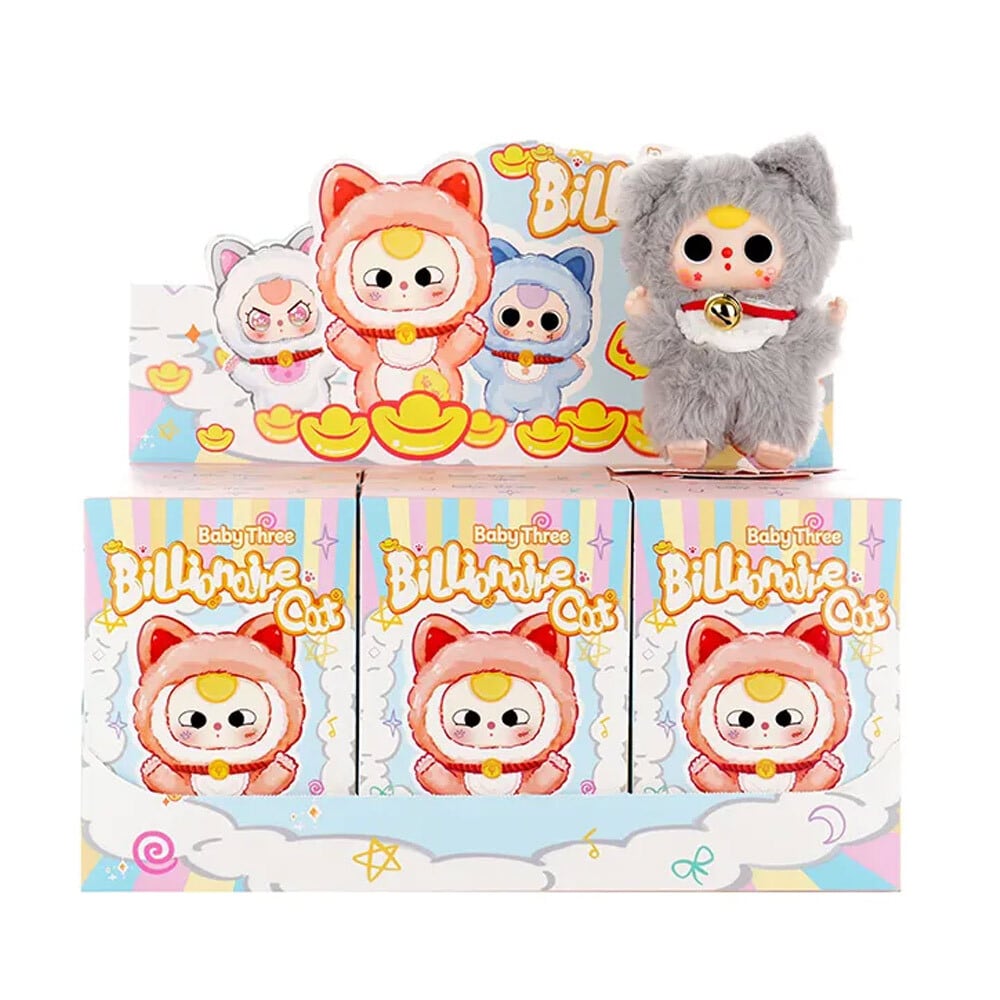 BABY THREE ビリオネアキャットシリーズ ぬいぐるみ マスコット