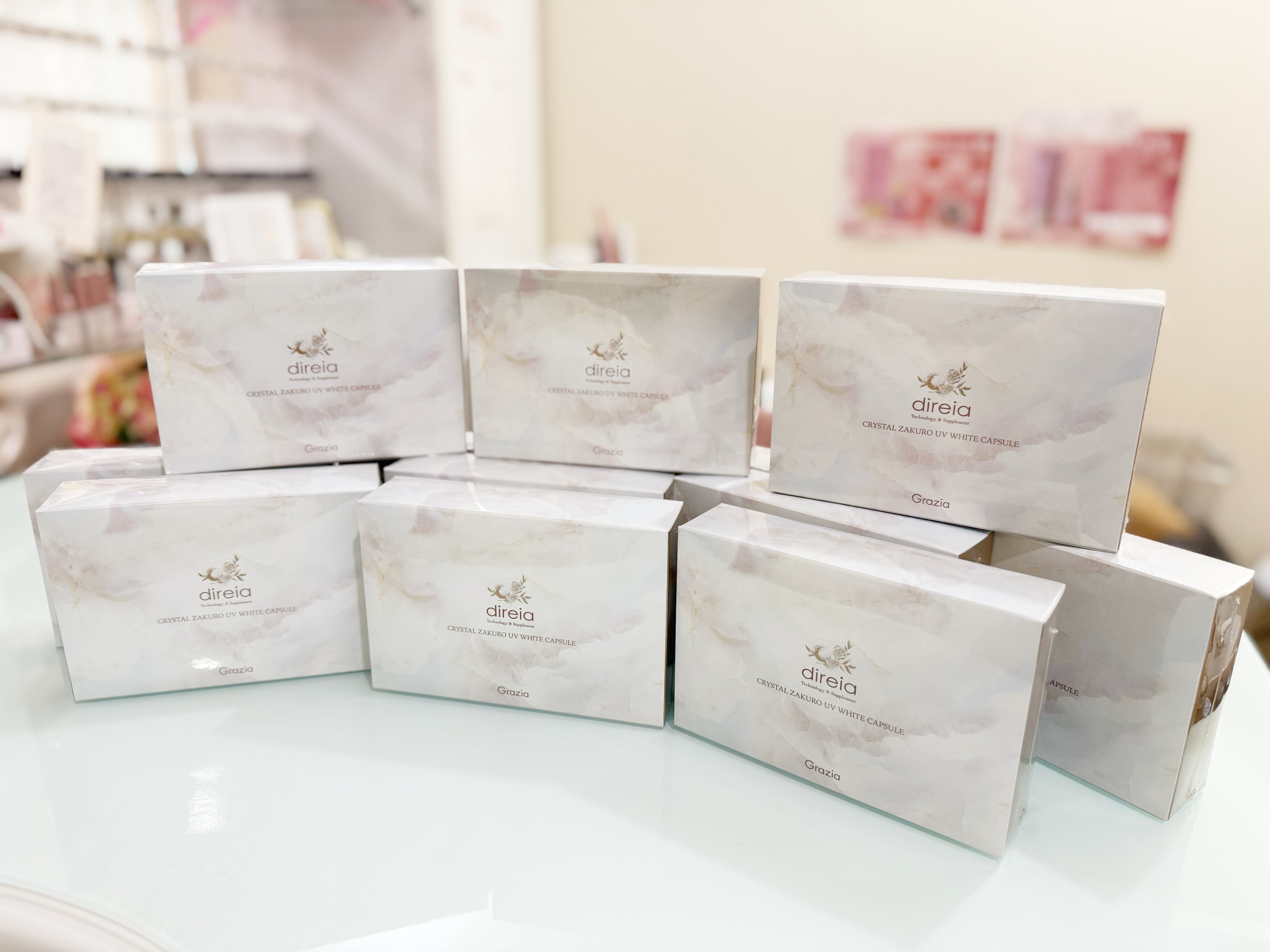 クリスタルザクロ UV ホワイトカプセル | stcecilia