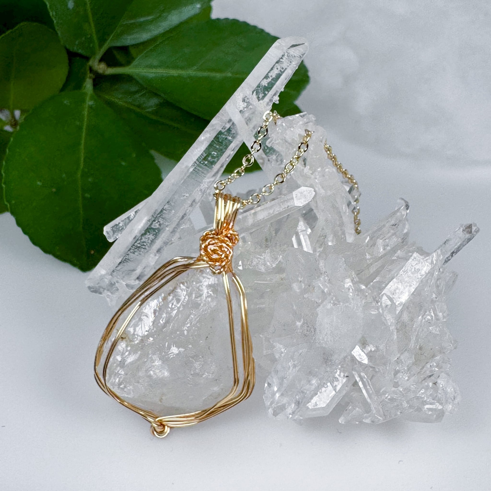 高千穂水晶ネックレス | sunday shop〜宮崎水晶アクセサリー〜