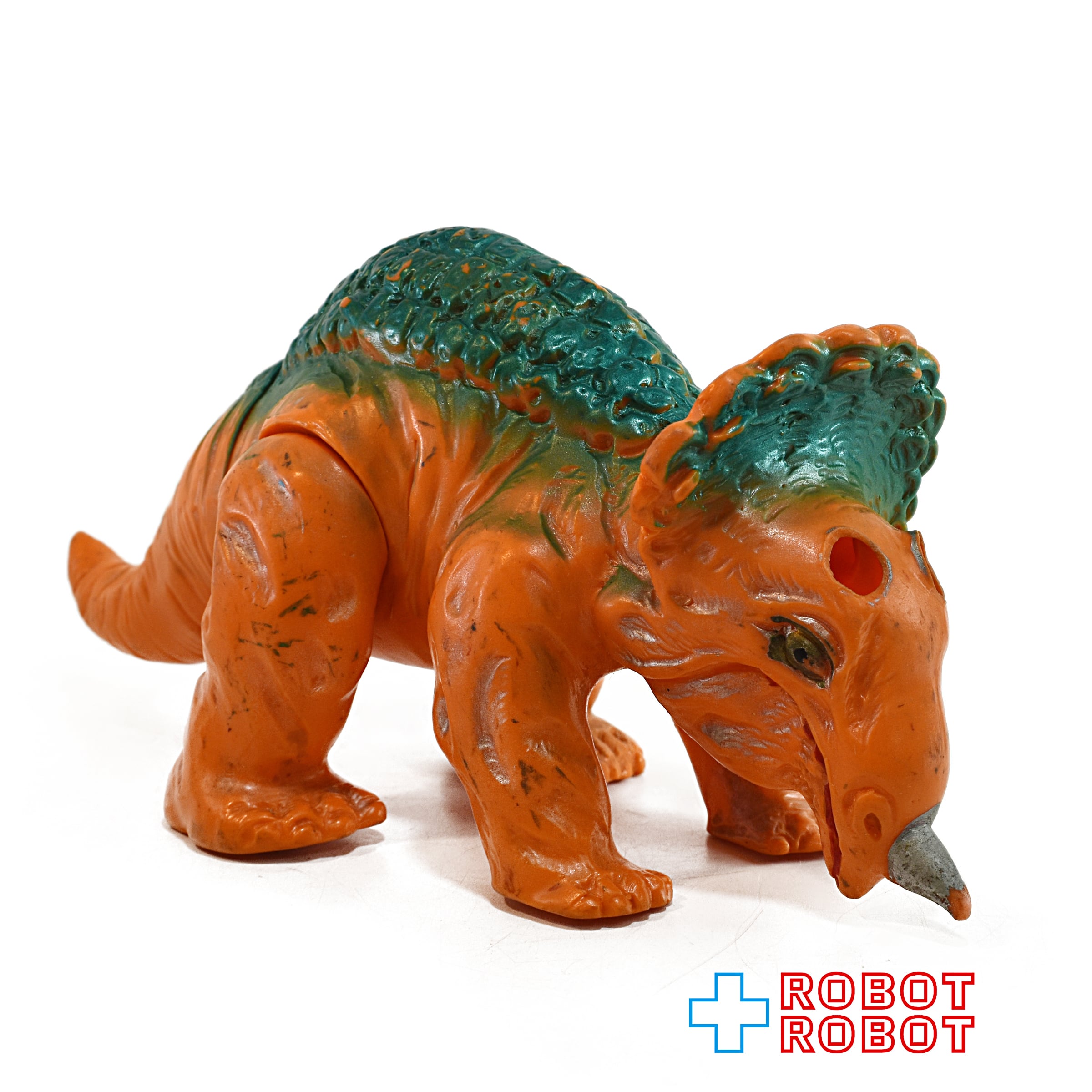 マルサン 恐竜100万年 トリケラトプス スタンダードサイズ ソフビ ※難