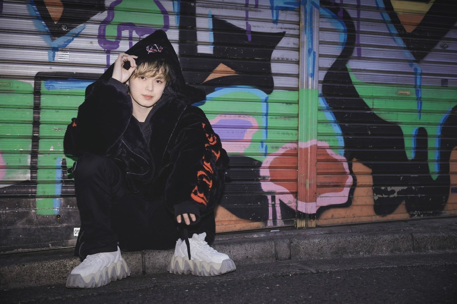 PSYNYXX 魔法陣ファーブルゾン ストリート 地雷系 | 韓国系ユニ