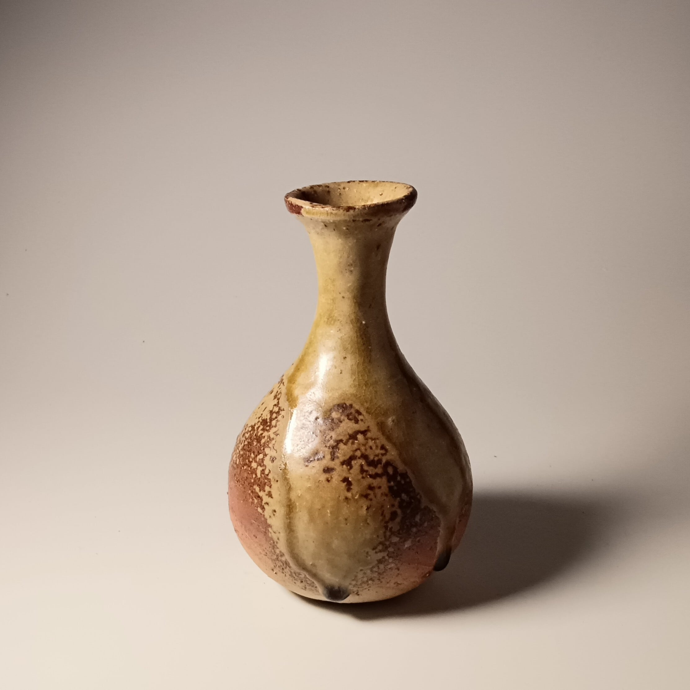 備前鶴首一合徳利 Bizen sake vessel | 備前焼 金重潤平