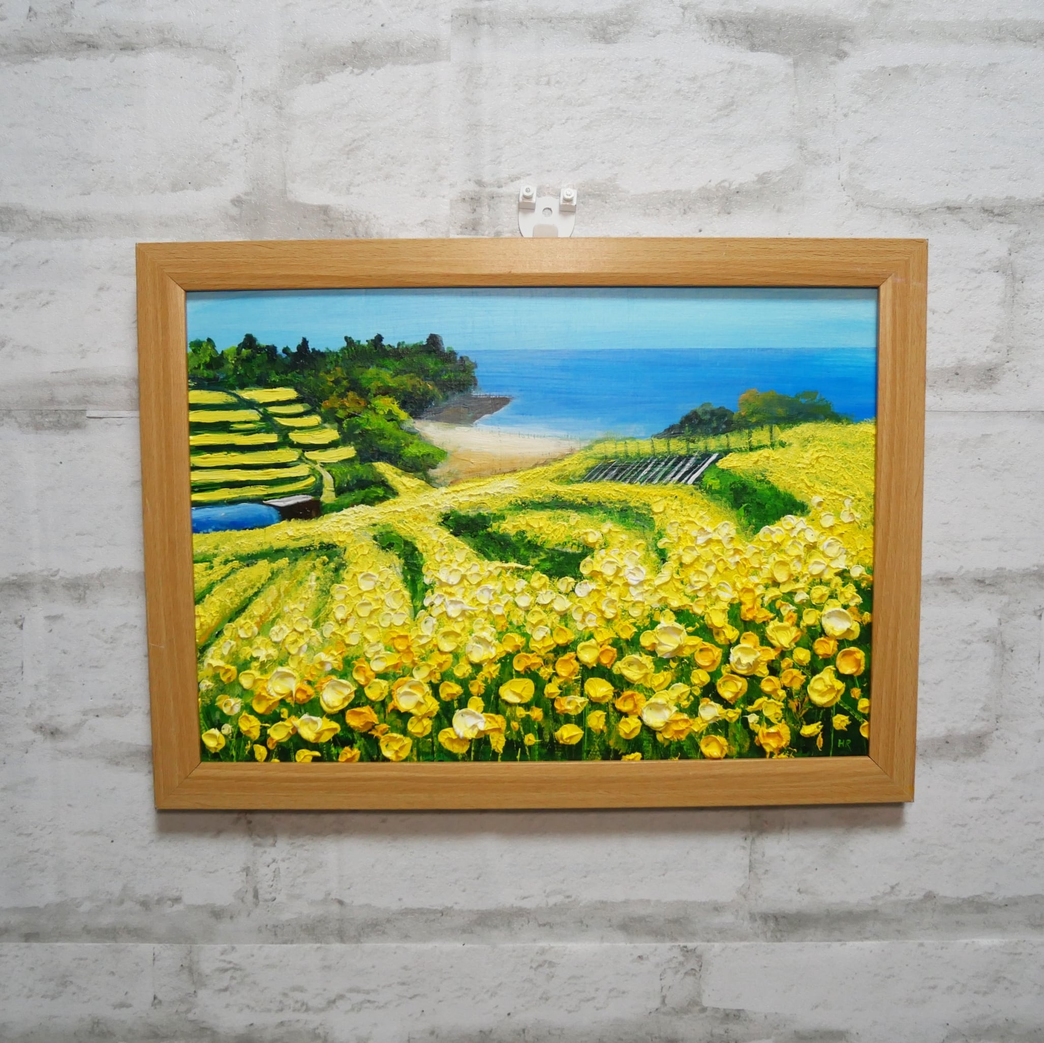 油絵 油彩 油彩画 絵 絵画 【菜の花フェスタ】 | HIROSHI1990