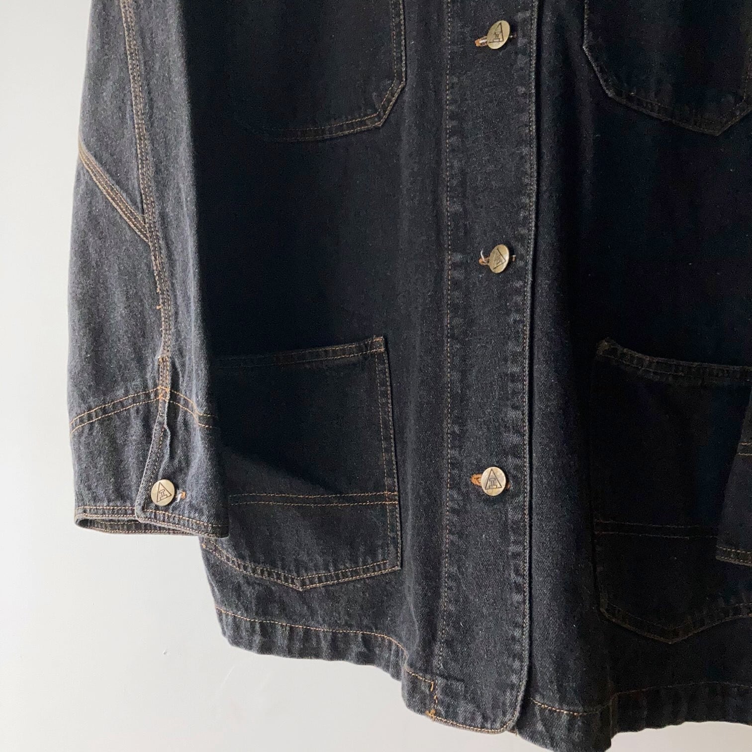 ブラックデニム カバーオールジャケット【1113T11】 | 【公式】Thrift