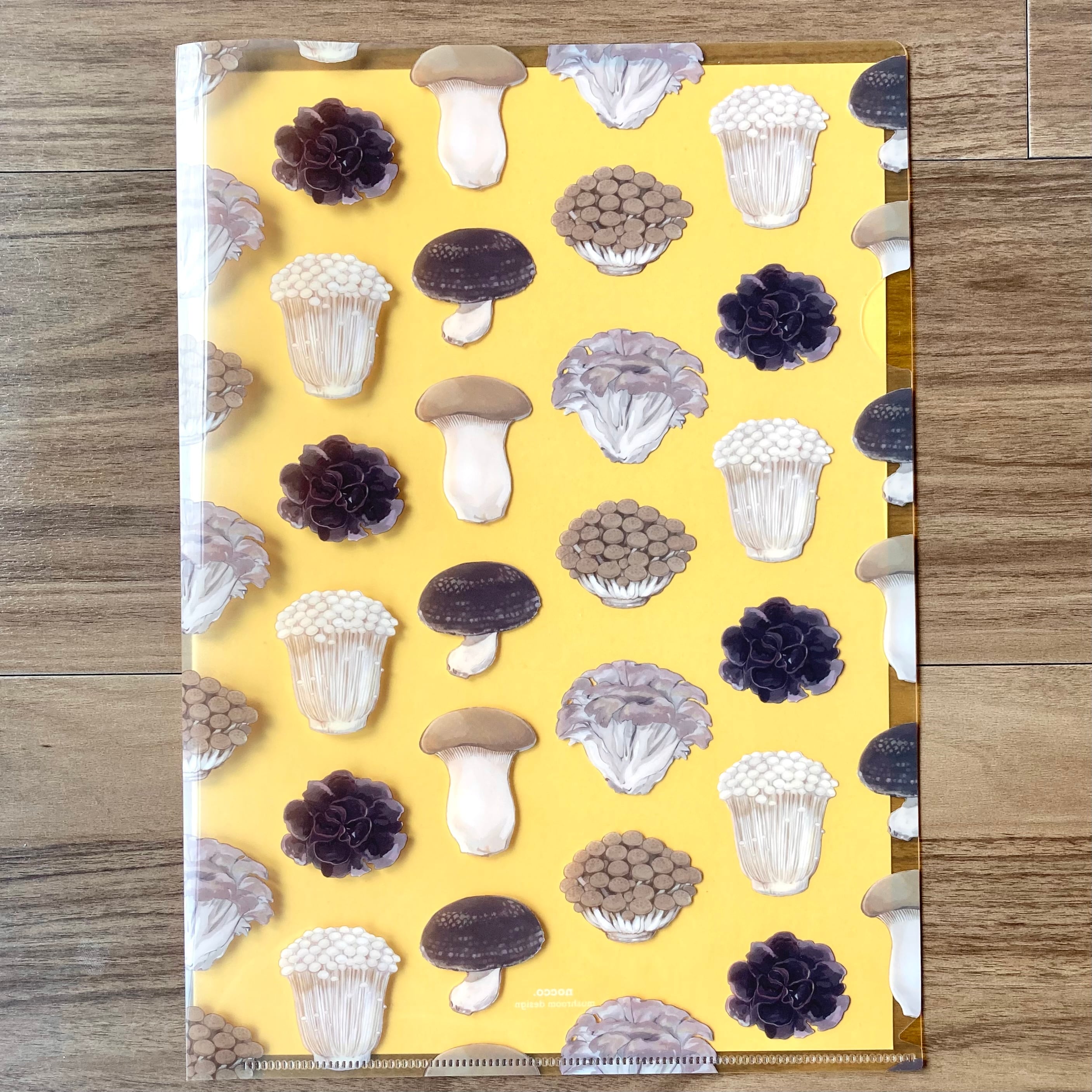 A4きのこクリアファイル | nocco.