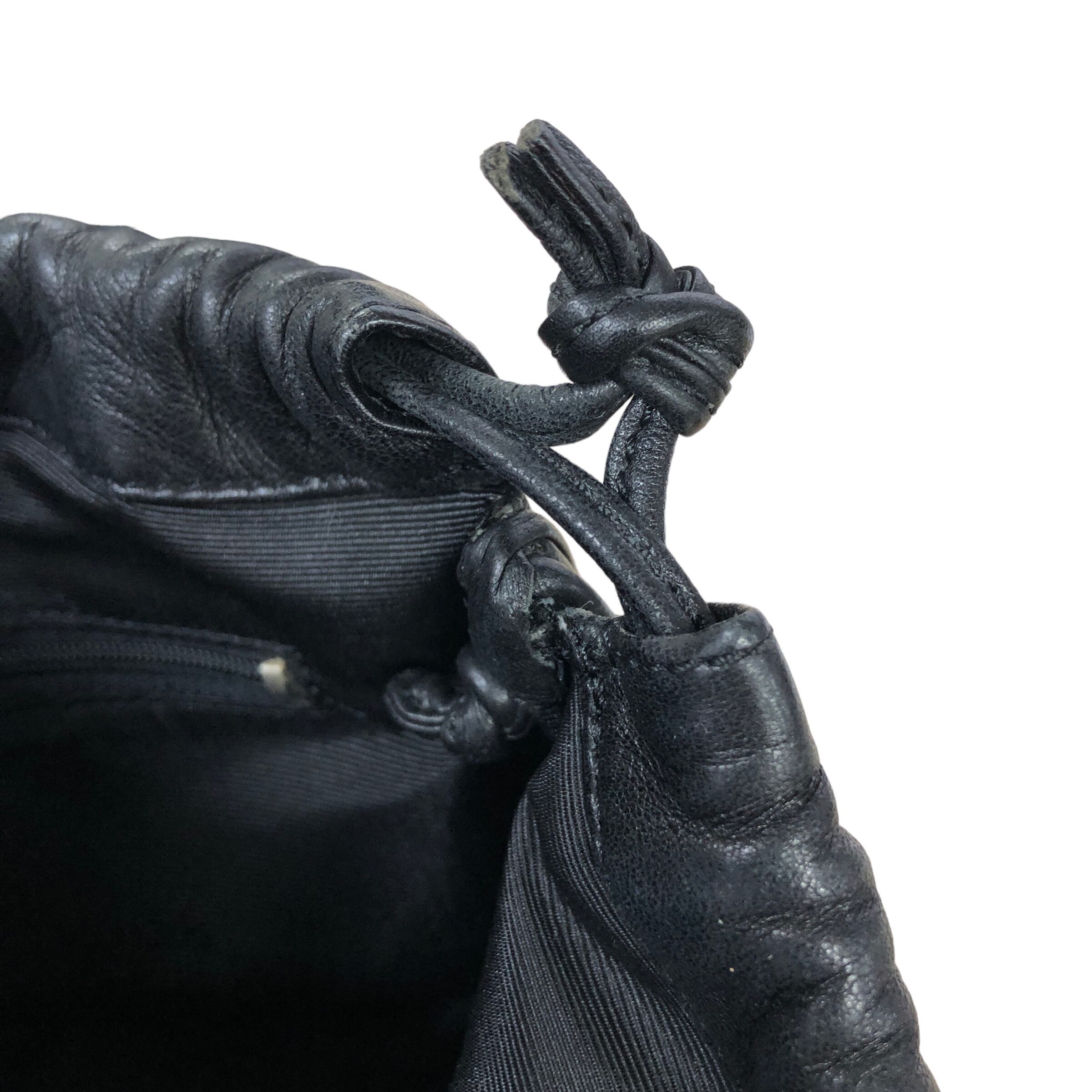 LOEWE ロエベ アナグラム ナッパレザー 巾着 ミニバッグ ショルダー