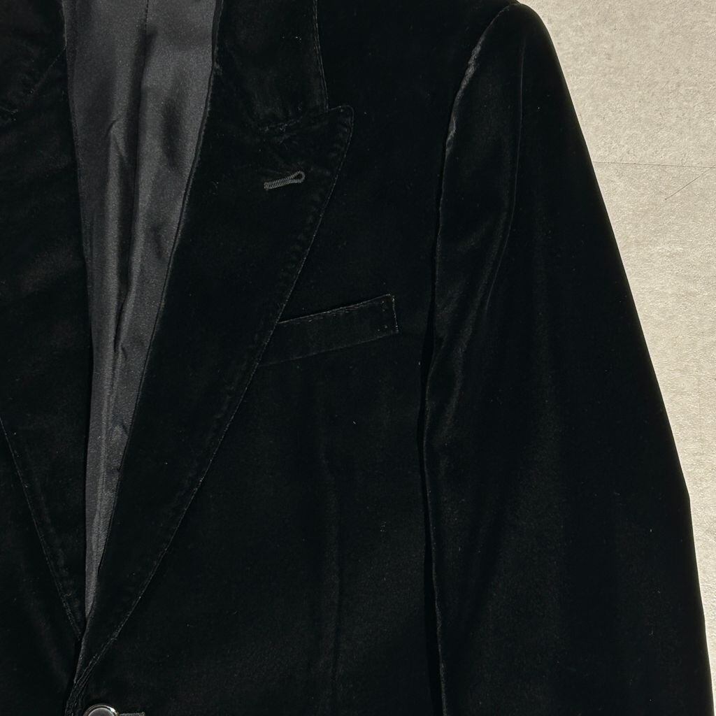 SAINT LAURENT PARIS サンローランパリ 16AW Peaked Lapel Velour