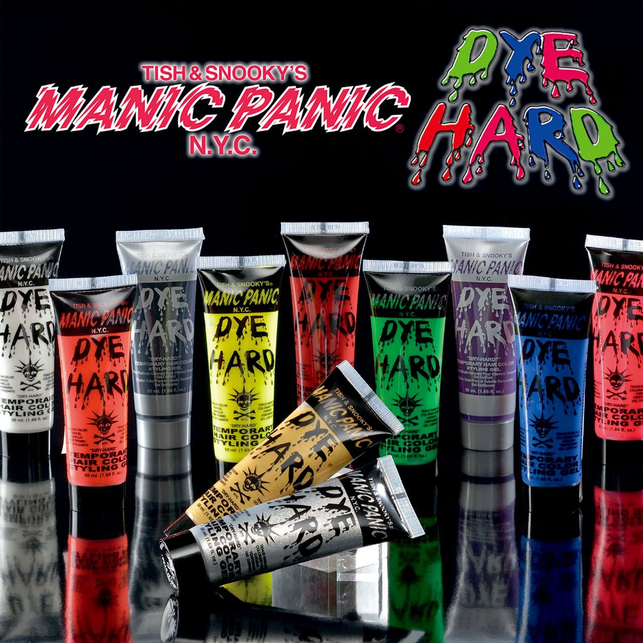 マニックパニック テンポラリーヘアカラー DYE HARD 50mL | RIBIC