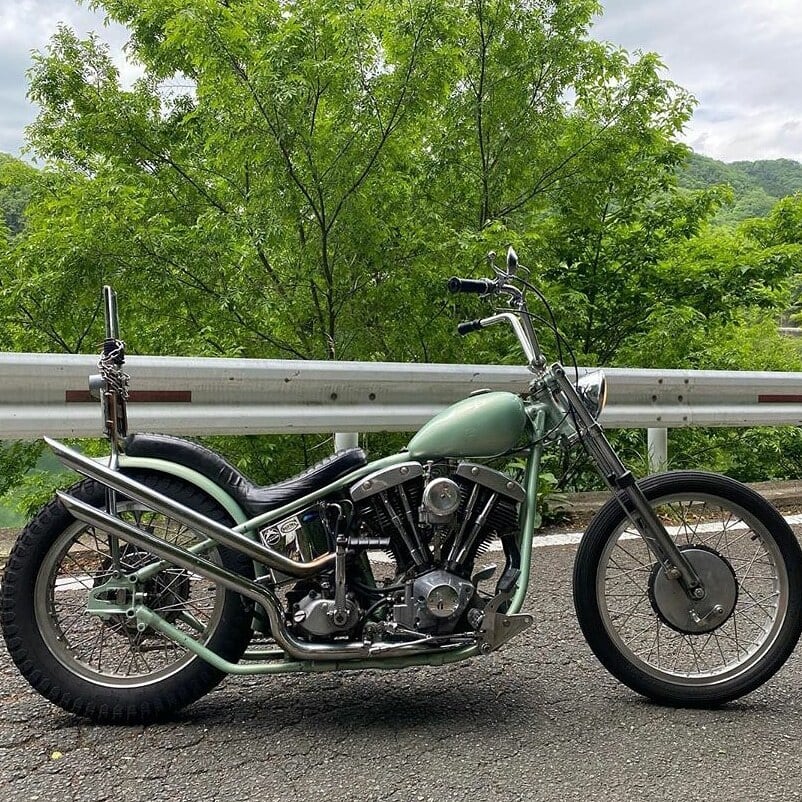 Chopper uphandle 【8インチ ナロー メッキ】1インチバー Daihan