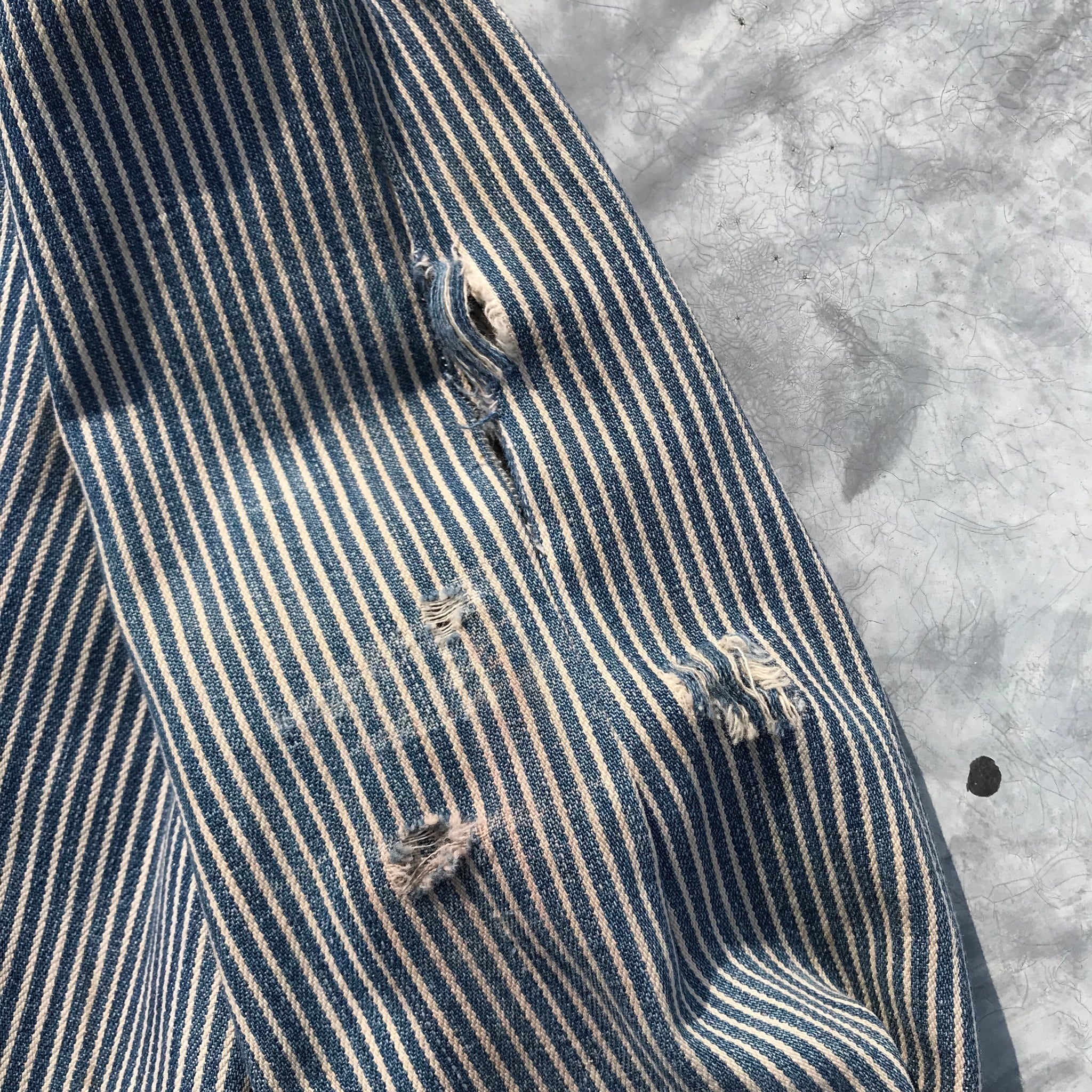 50's HERCULES ヘラクレス つなぎ ヒッコリー オールインワン ワーク