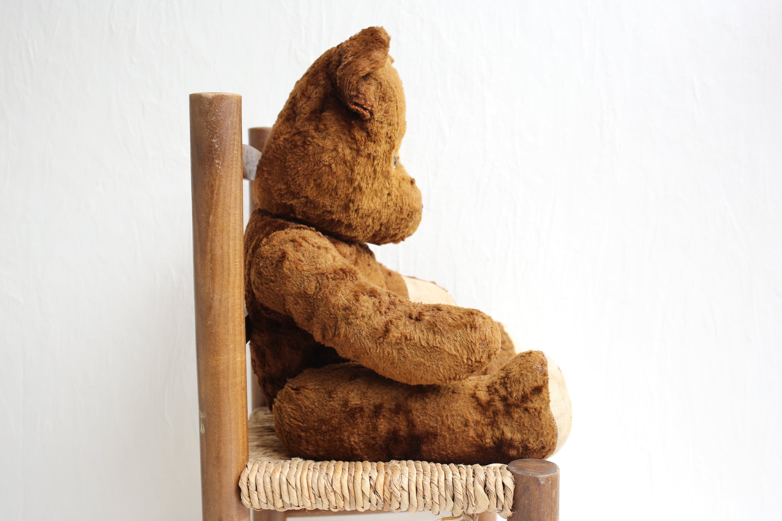 フランス アンティーク ヴィンテージ テディベア 『おでこの広い大きな