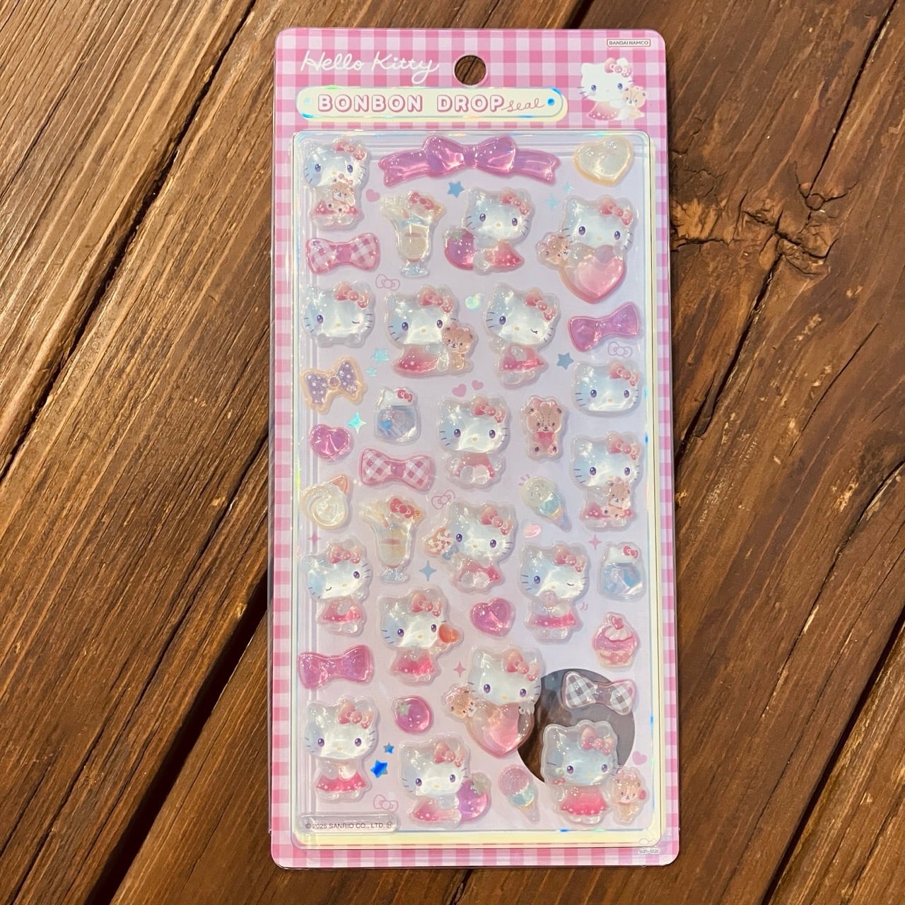 サンリオ ハローキティ ピンク ボンボンドロップシール CA04
